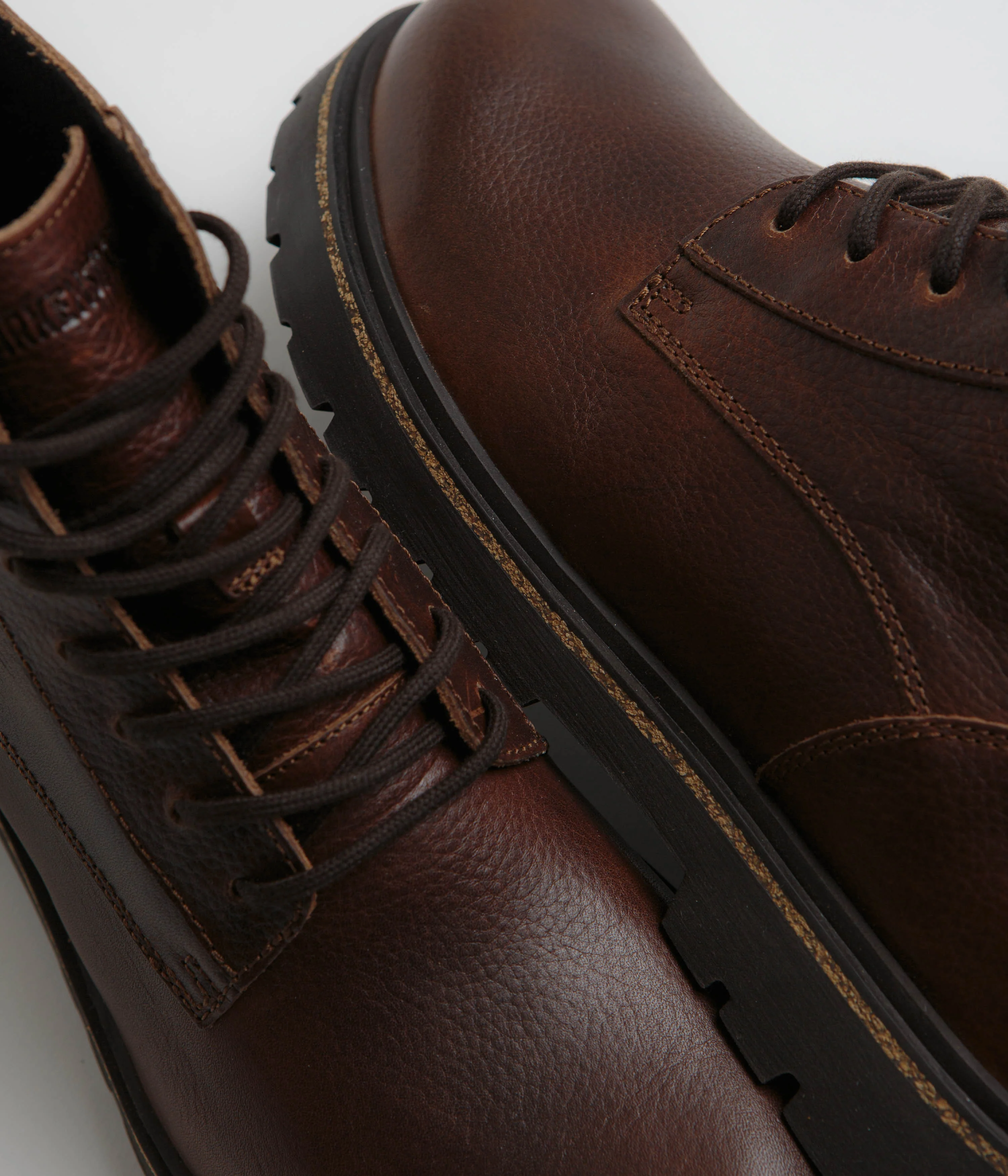 Birkenstock Highwood Lace Mid Shoes - Chocolate - Image 7