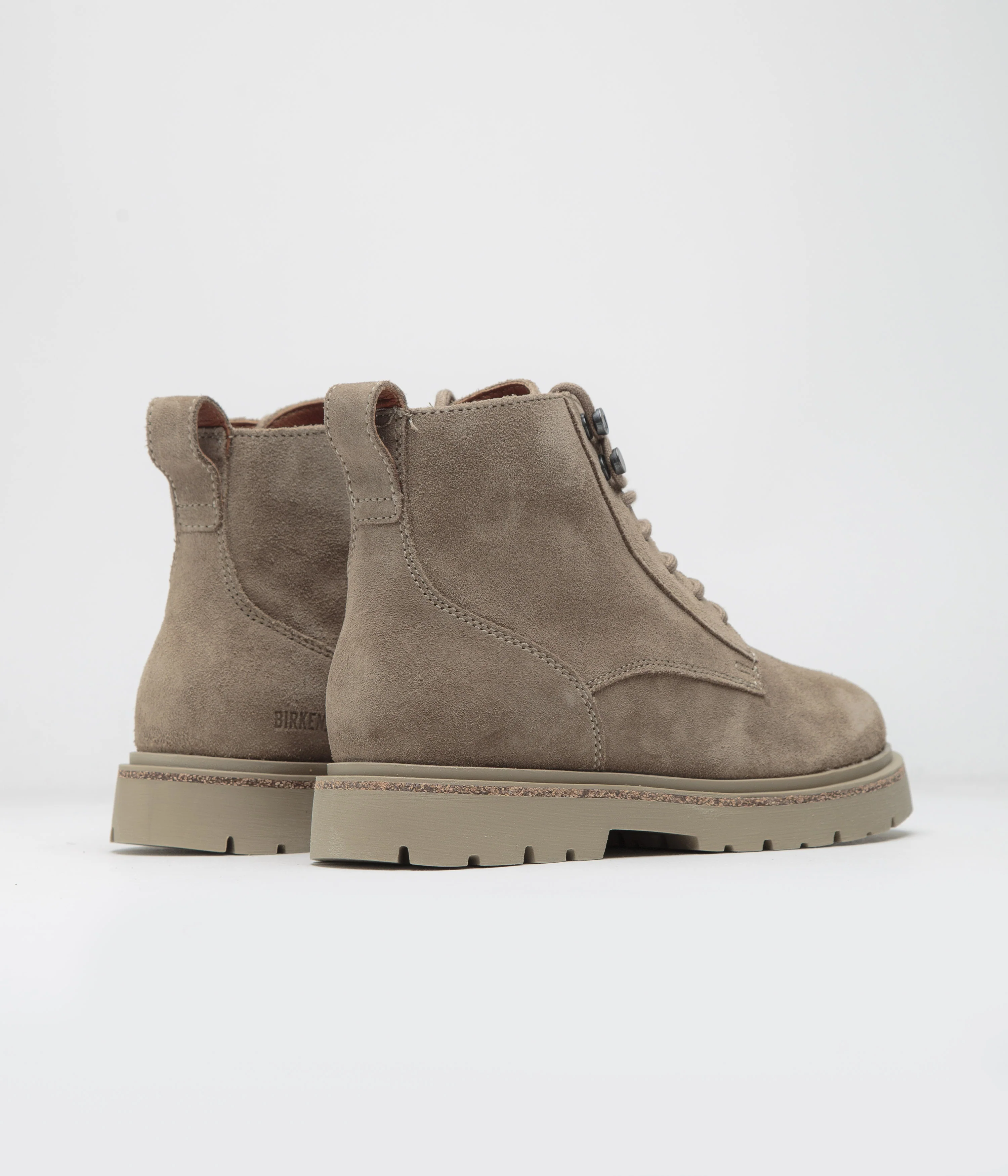 Birkenstock Womens Highwood Lace Mid Shoes - Taupe - Image 3