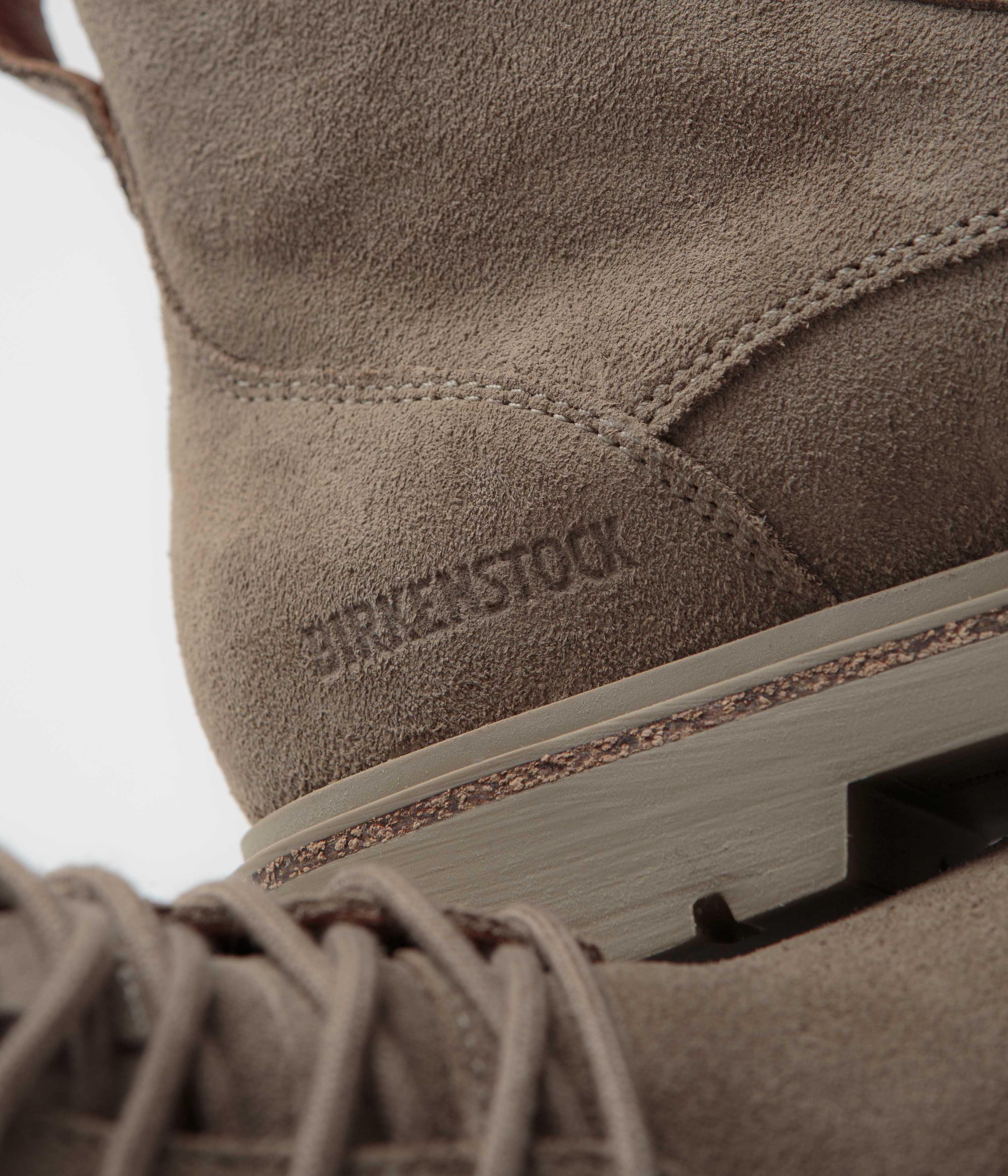 Birkenstock Womens Highwood Lace Mid Shoes - Taupe - Image 7