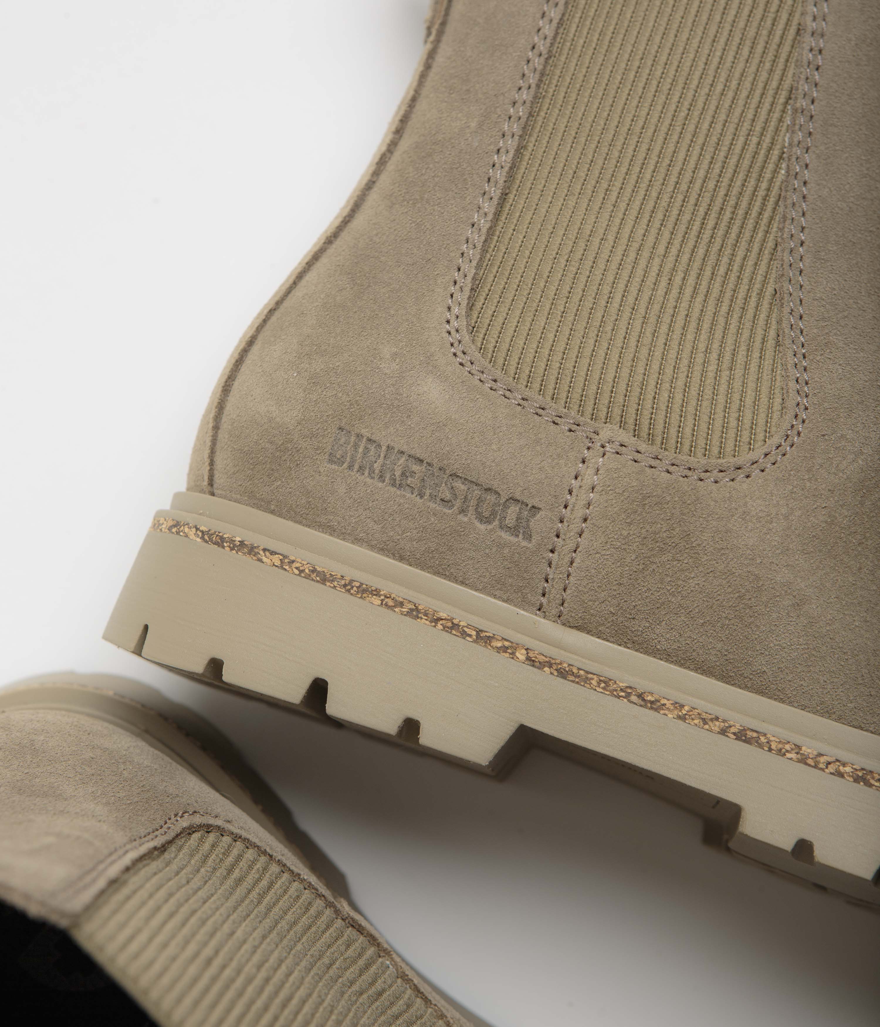 Birkenstock Womens Highwood Slip On Shoes - Taupe - Image 3