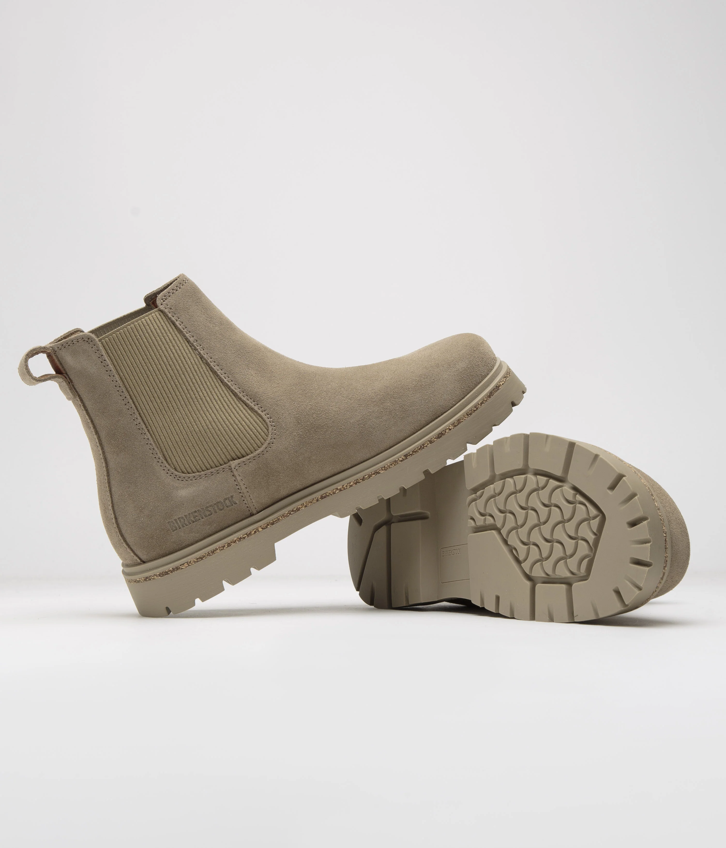 Birkenstock Womens Highwood Slip On Shoes - Taupe - Image 5