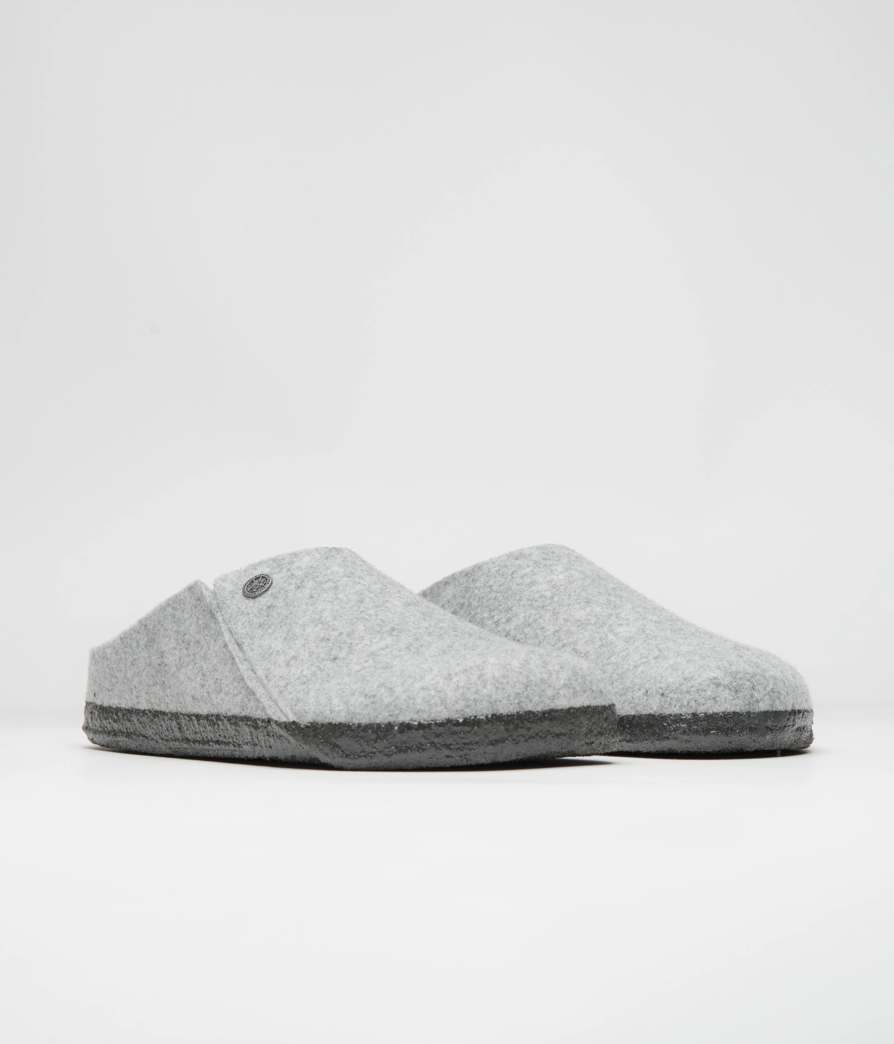 Birkenstock Zermatt Felt Slippers - Light Grey - Image 2
