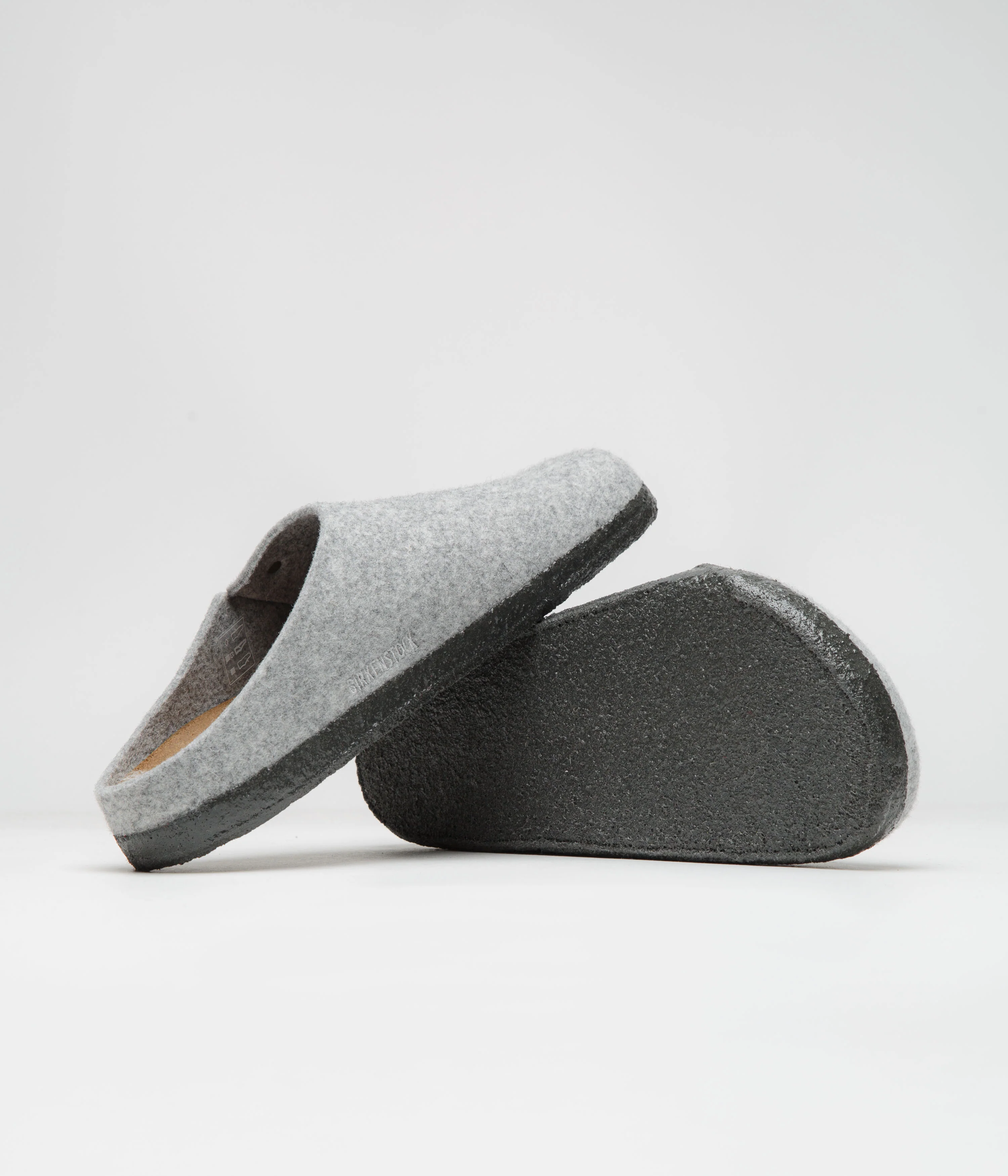 Birkenstock Zermatt Felt Slippers - Light Grey - Image 5