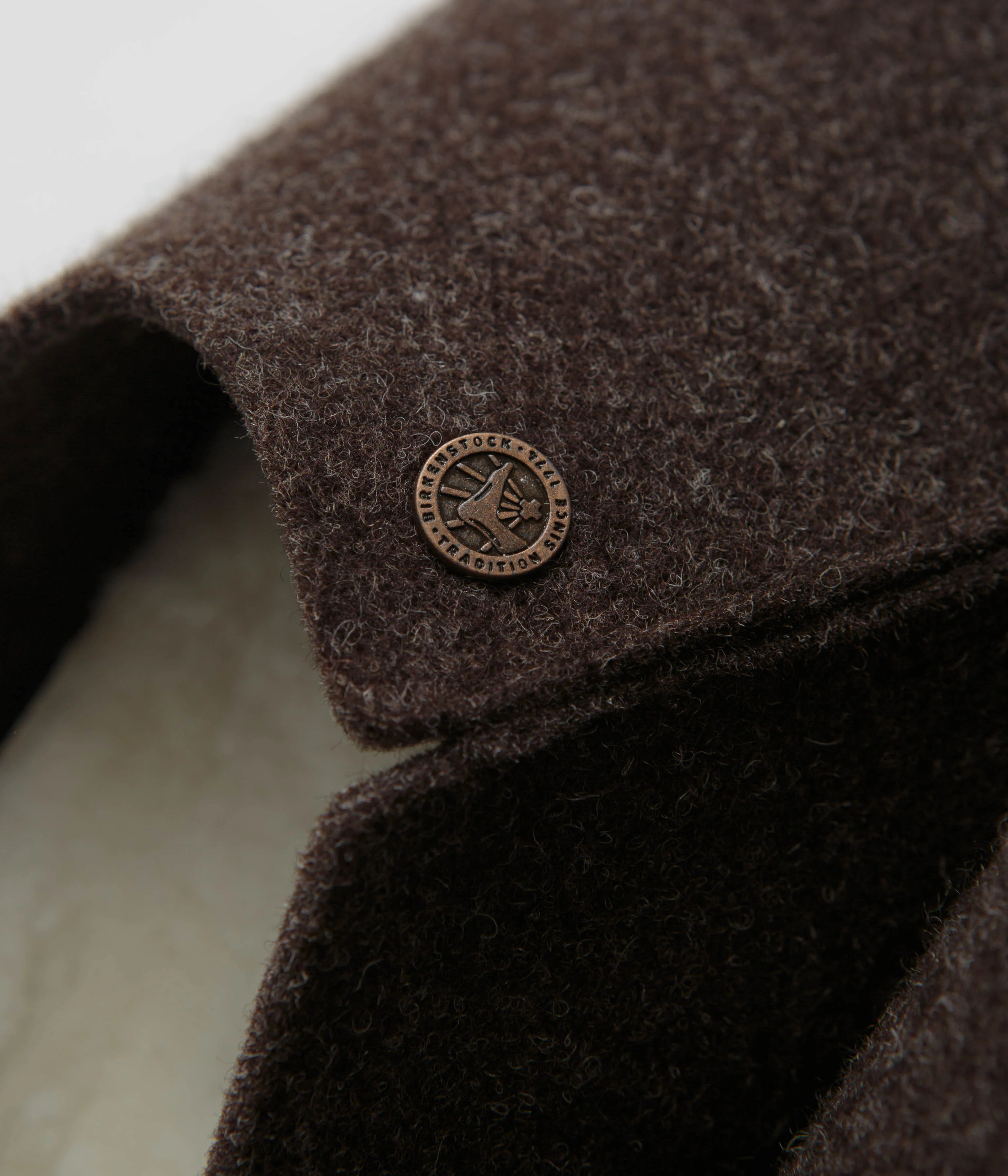 Birkenstock Zermatt Shearling Felt Slippers - Mocha - Image 3