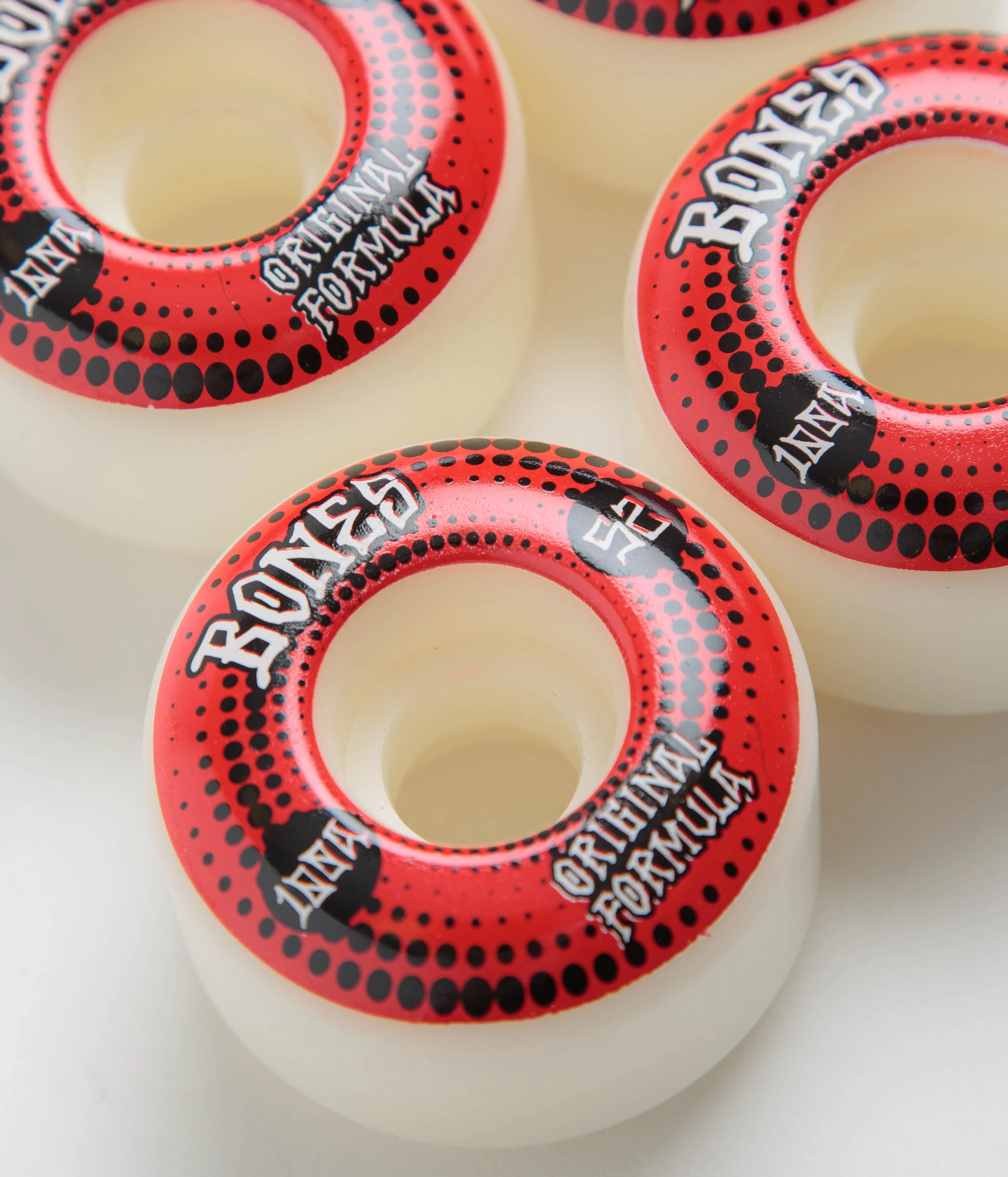 Bones OG Formula Originals 100A V4 Wide Wheels - White - 52mm - Image 2