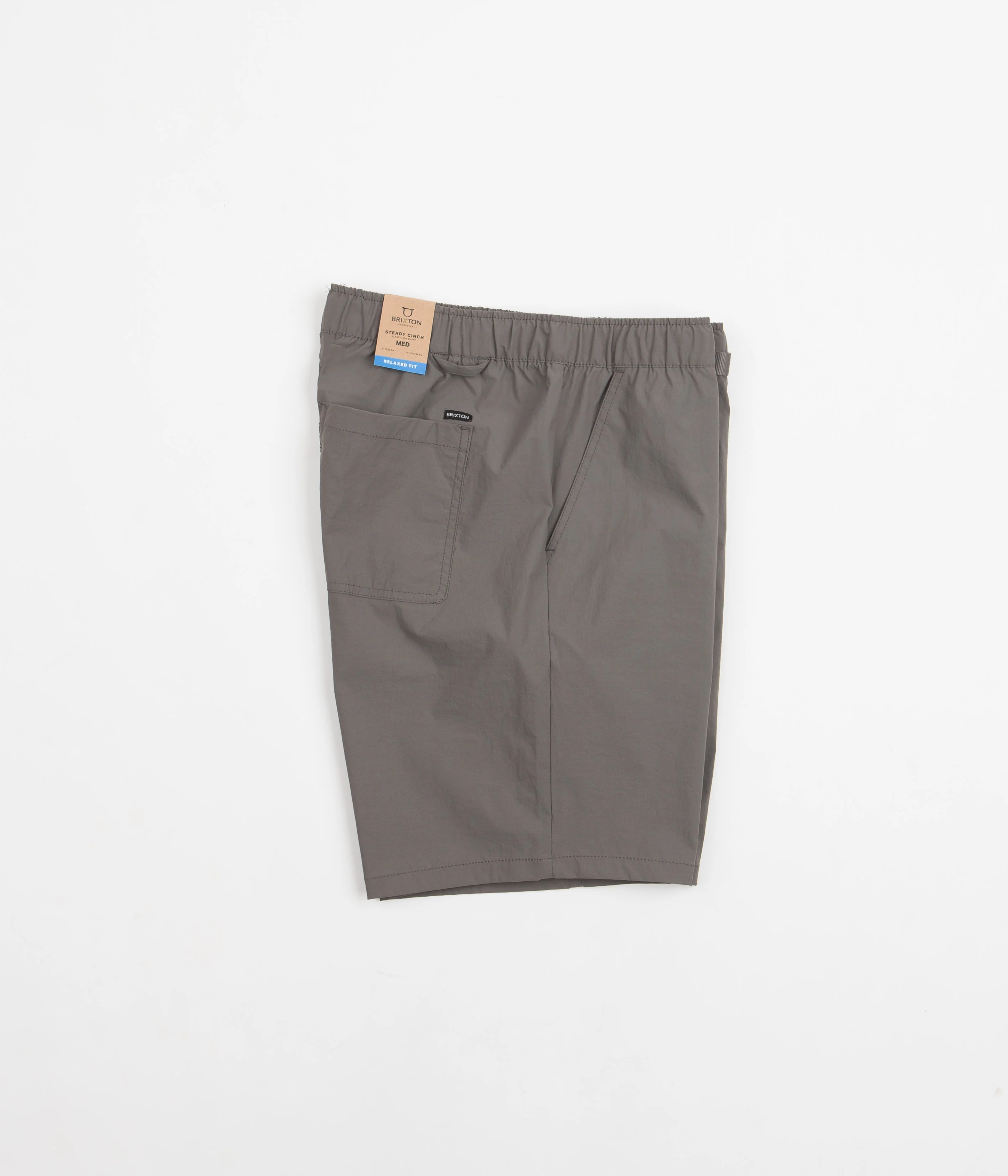 Brixton Steady Cinch X Shorts - Pebble - Image 2