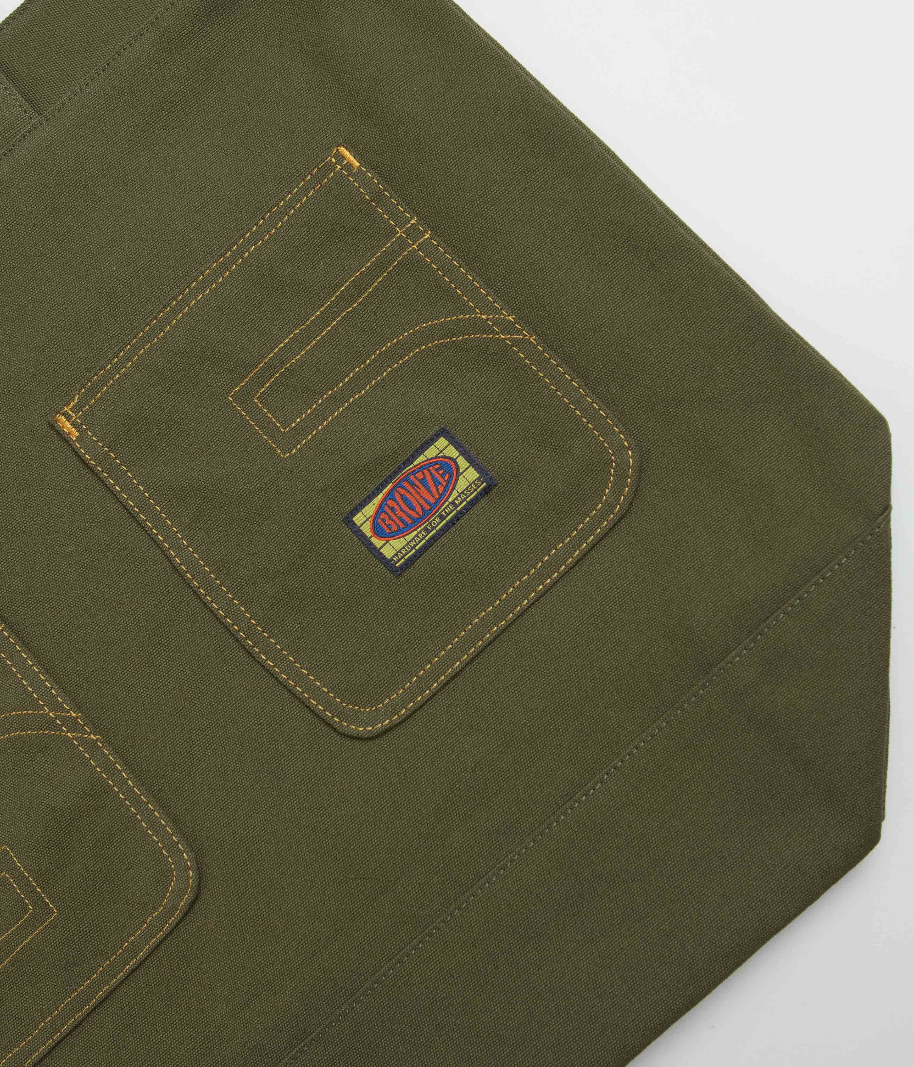 Bronze 56K 56 Canvas XL Tote Bag - Olive - Image 2