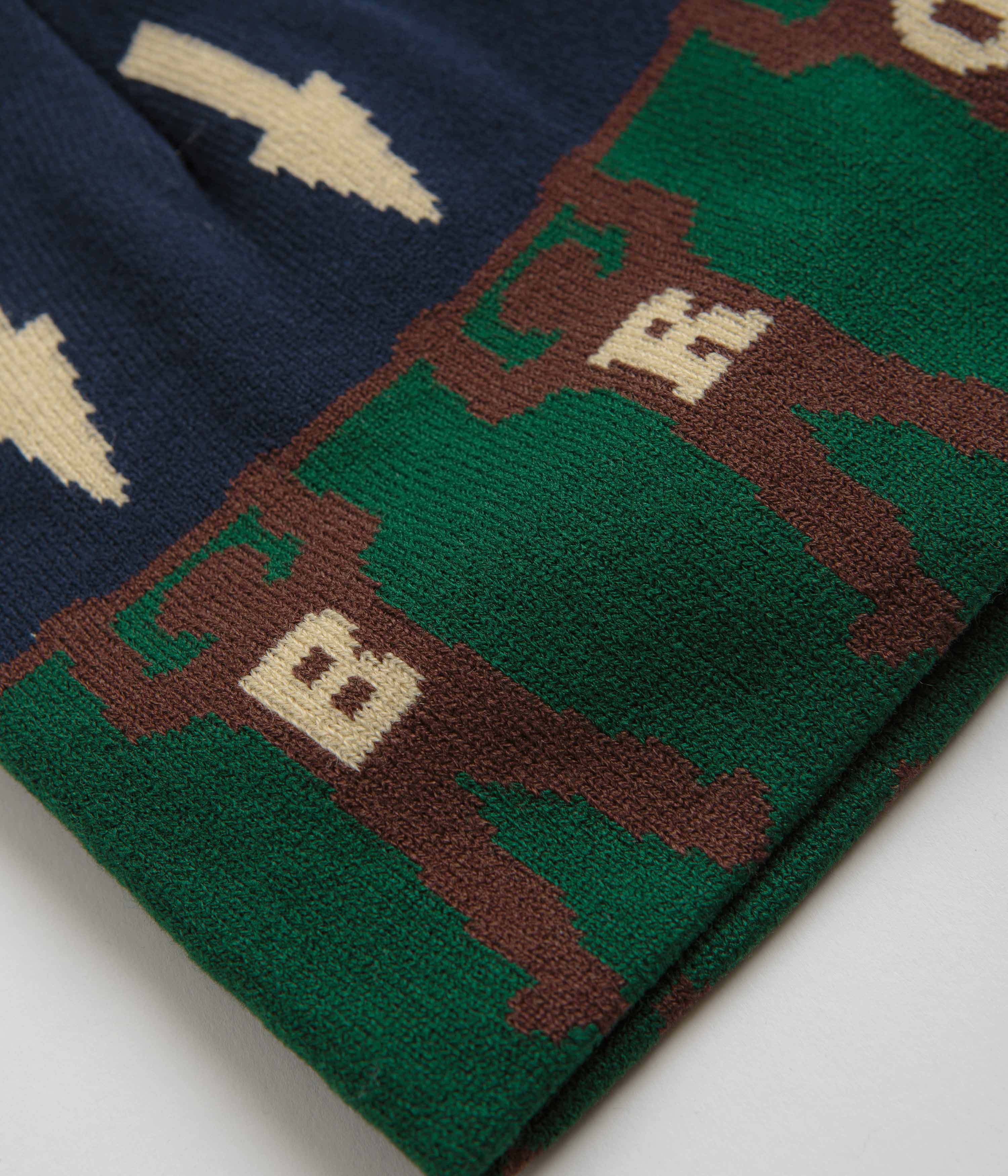 Bronze 56K Arrow Skully Beanie - Green - Image 3