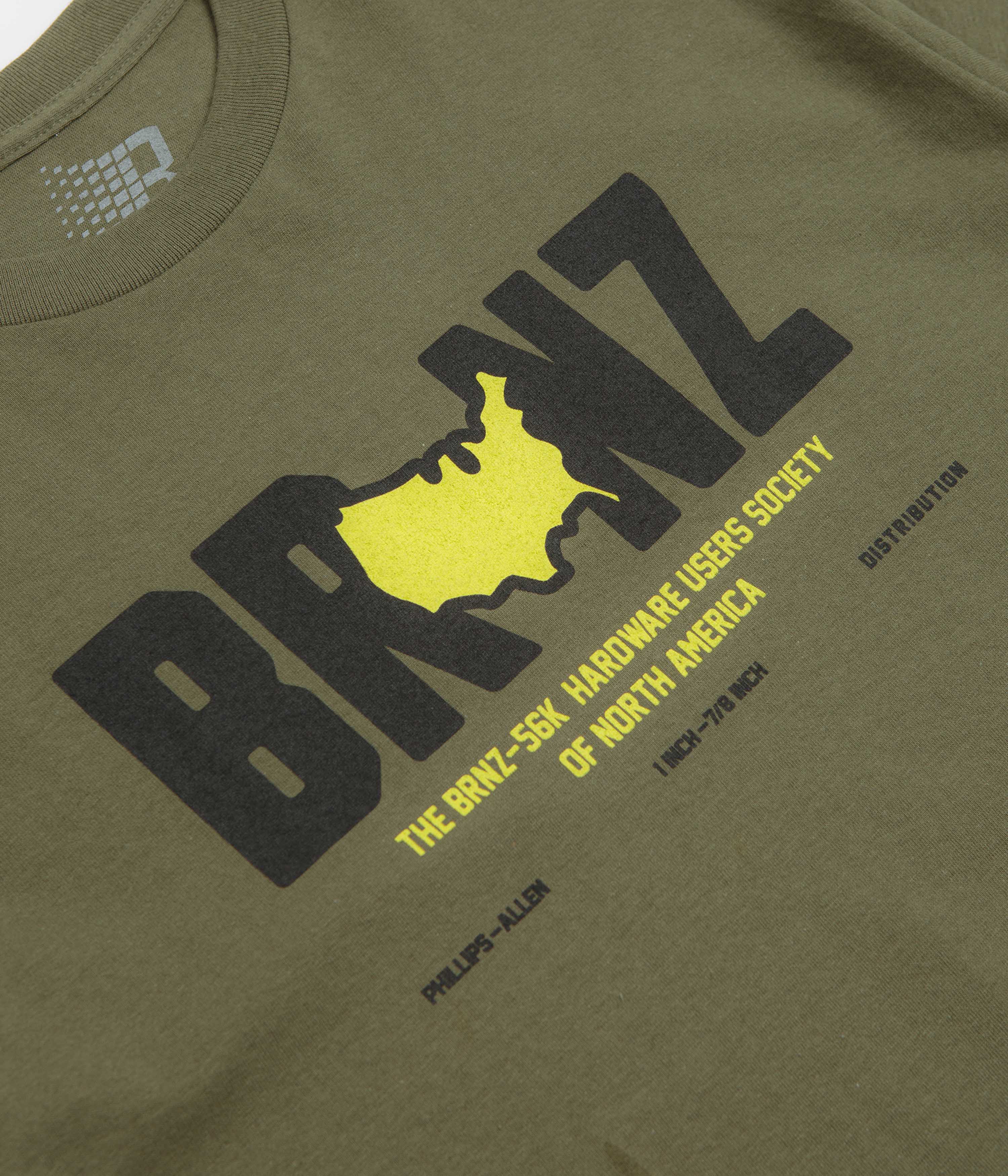 Bronze 56K Brnz T-Shirt - Military Green - Image 3