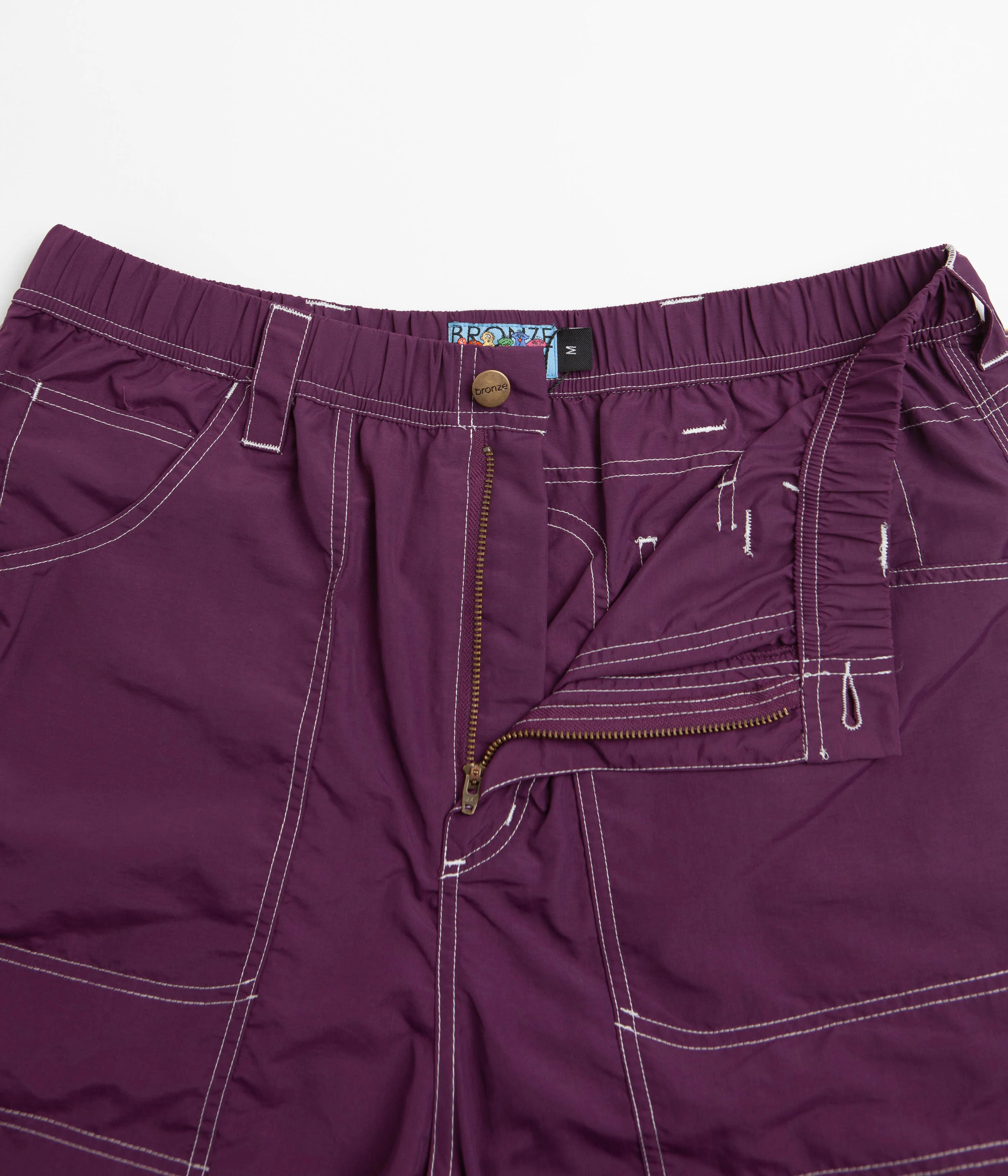 Bronze 56K Double Knee Shorts - Eggplant - Image 4