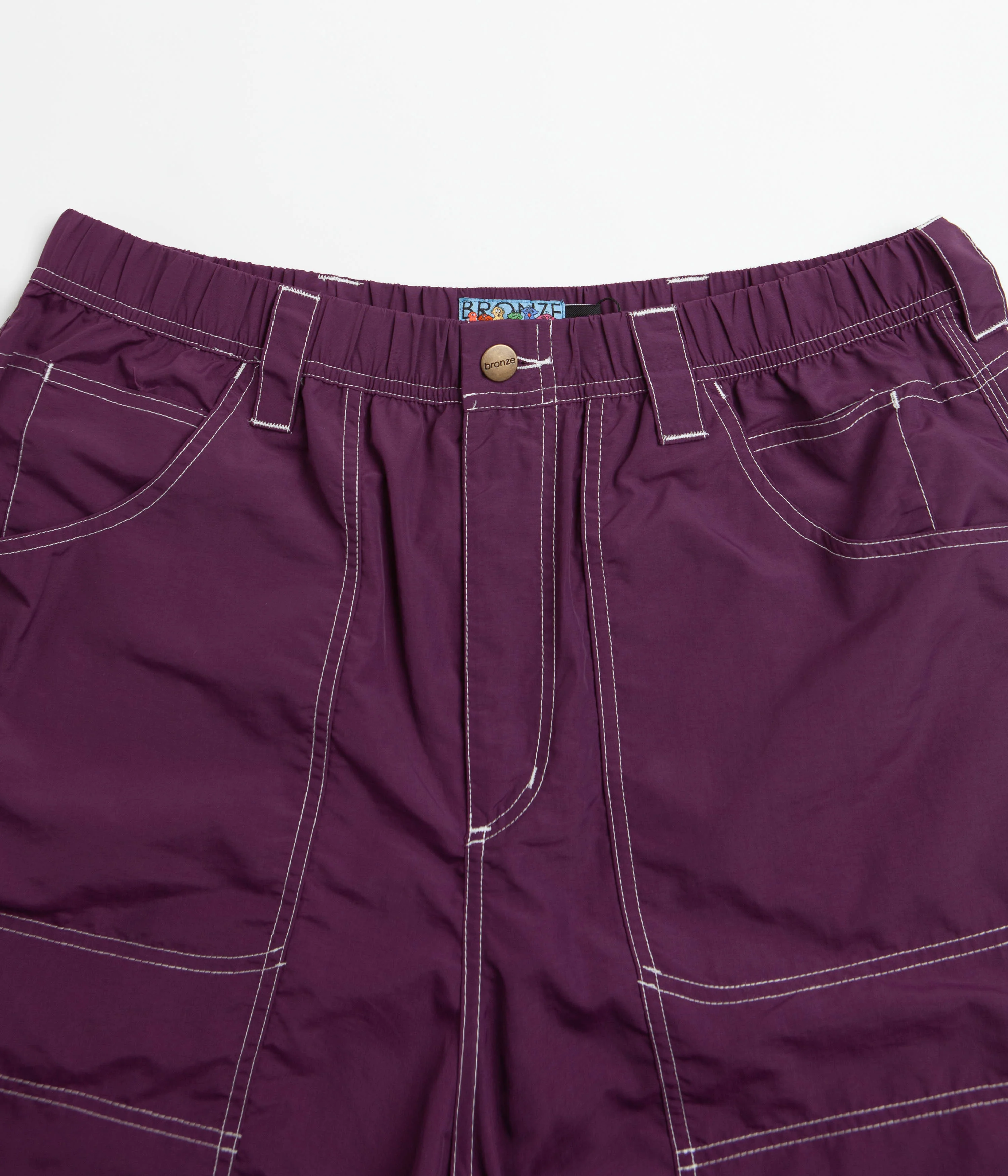 Bronze 56K Double Knee Shorts - Eggplant - Image 5