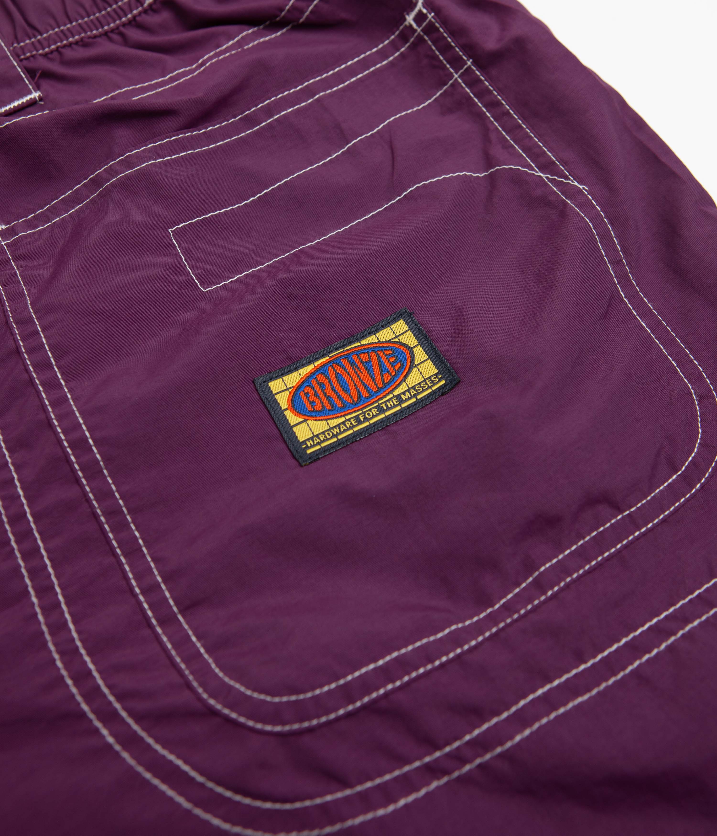 Bronze 56K Double Knee Shorts - Eggplant - Image 6