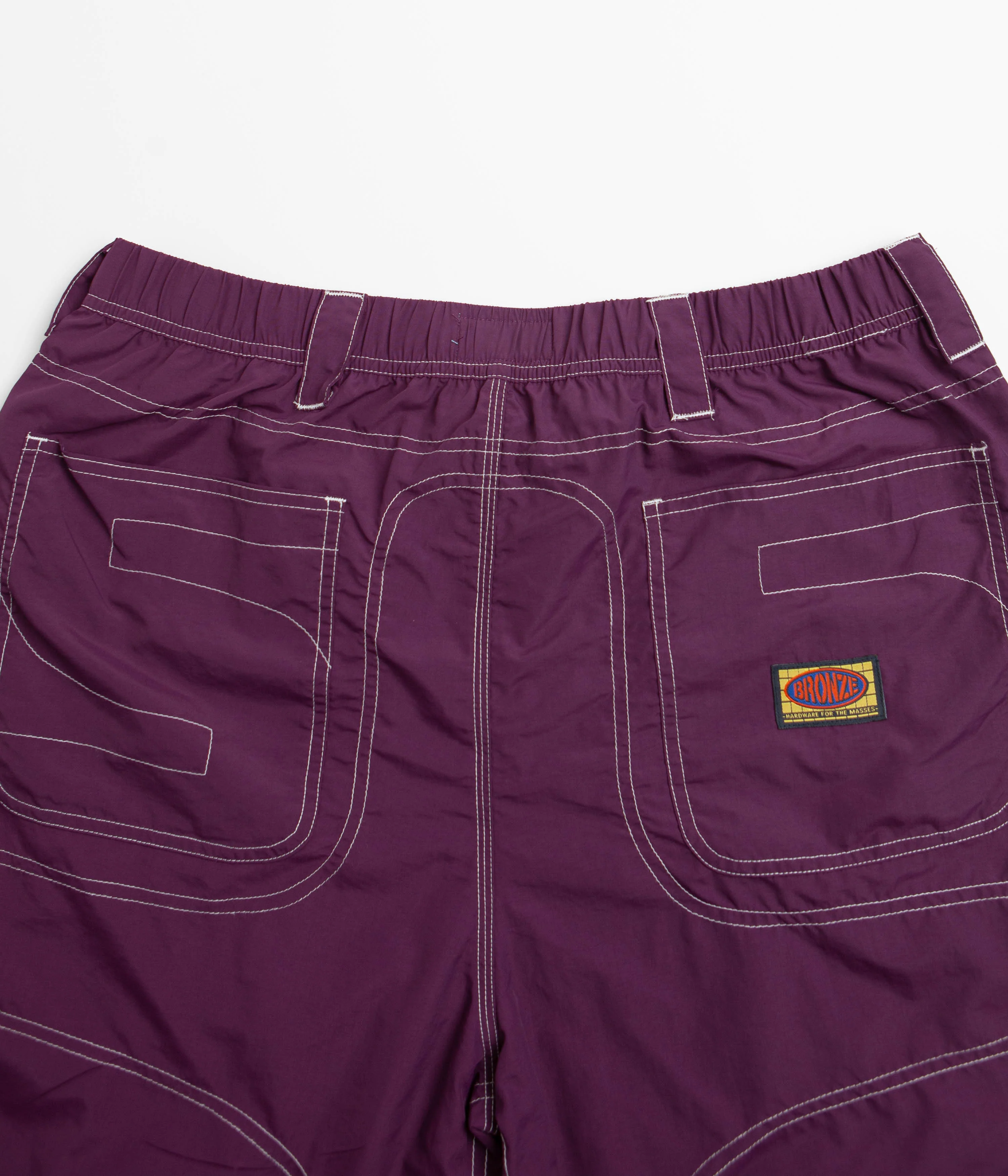 Bronze 56K Double Knee Shorts - Eggplant - Image 7