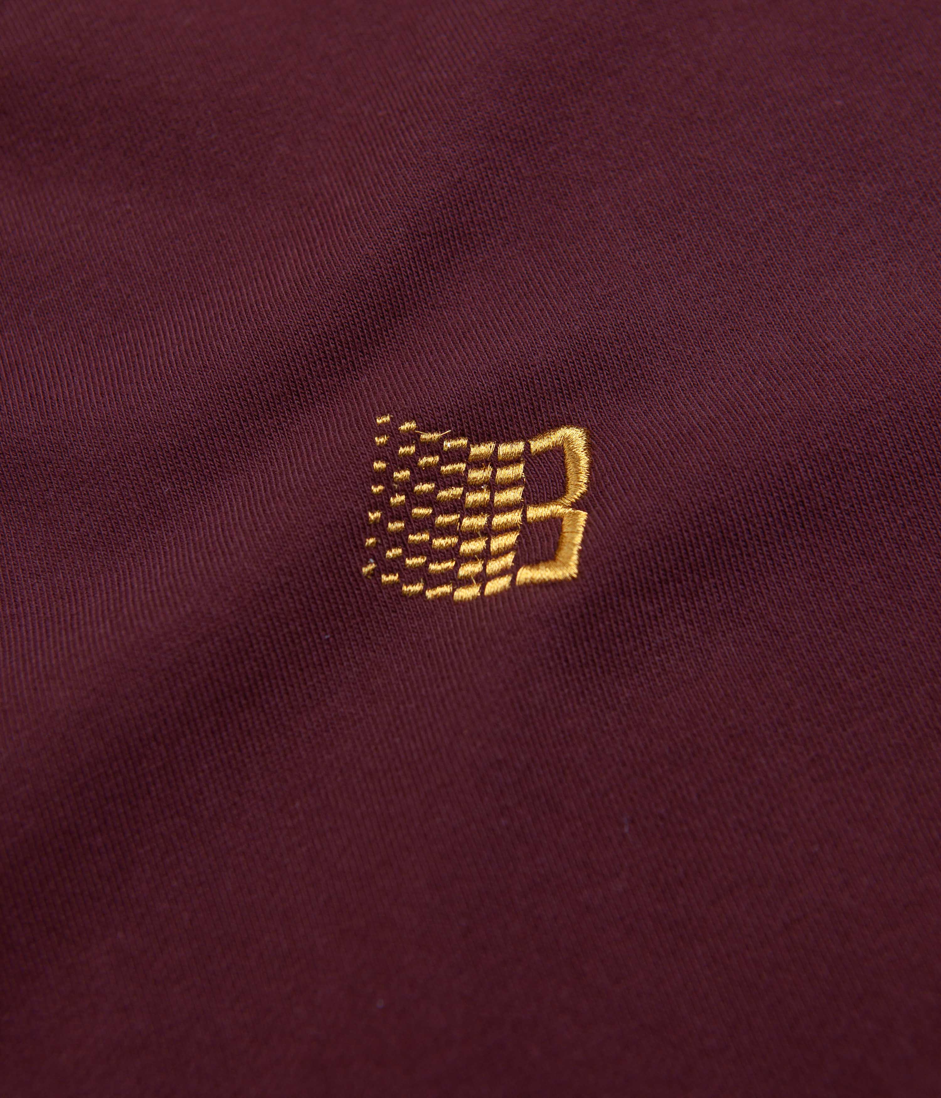 Bronze 56K Logo Crewneck Sweatshirt - Burgundy - Image 3