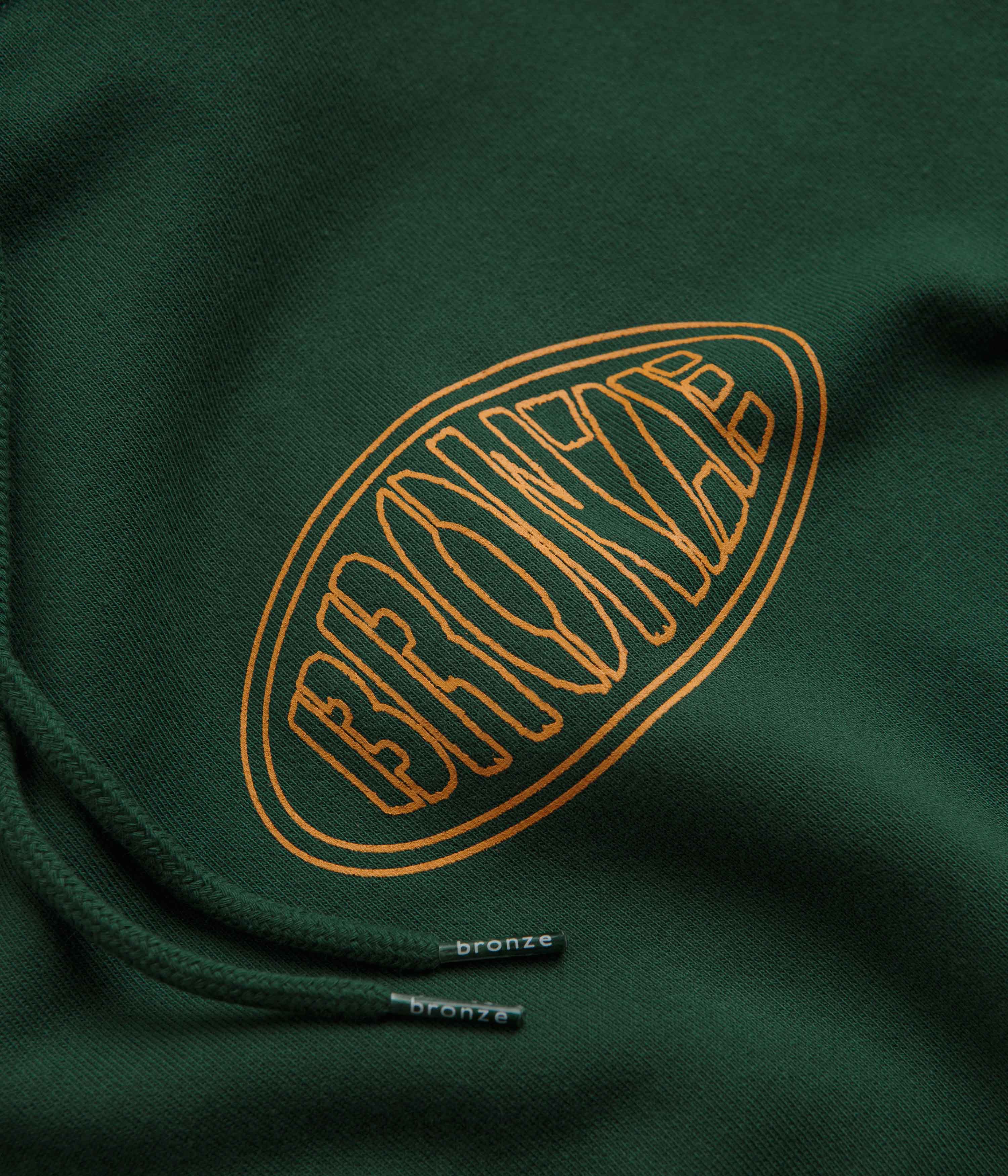 Bronze 56K Oval Hoodie - Green - Image 3