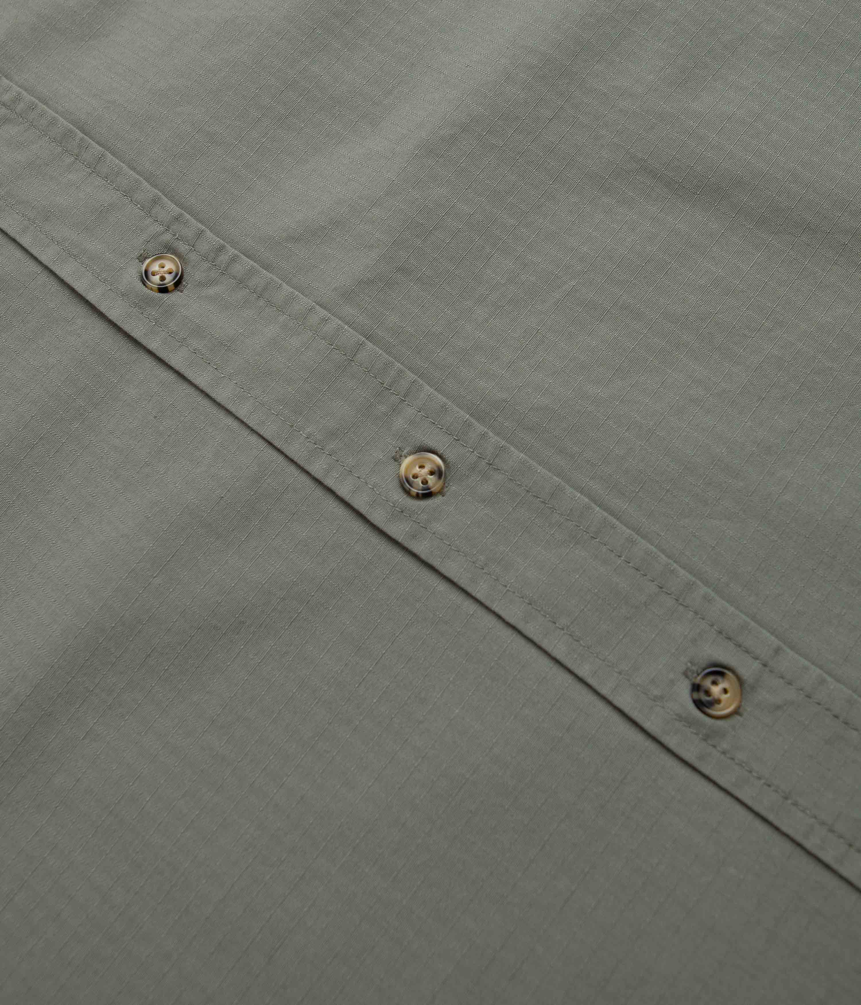 Bronze 56K Ripstop Short Sleeve Shirt - Grey - Image 2
