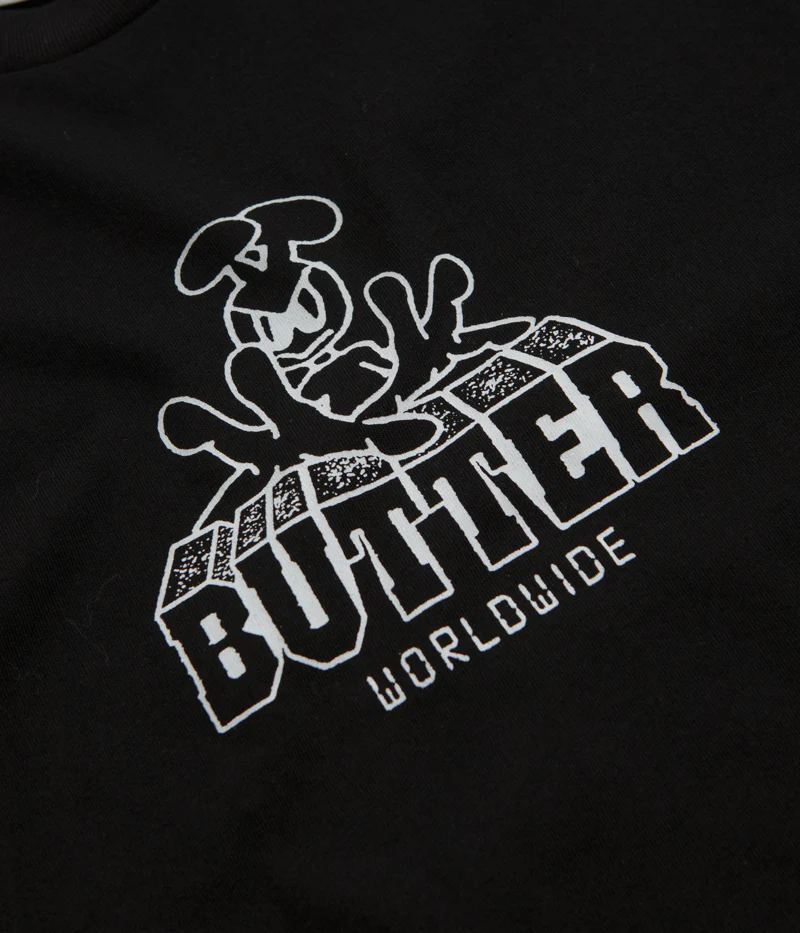 Butter Goods Alien T-Shirt - Black - Image 2
