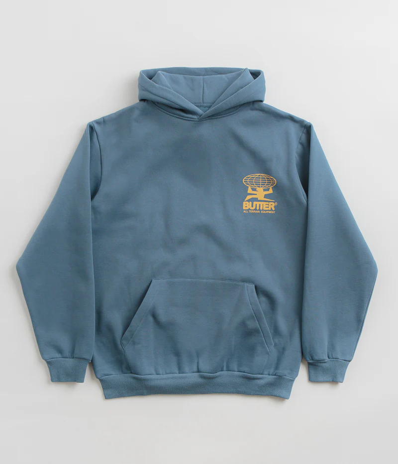Butter Goods All Terrain Hoodie - Slate Blue - Image 2