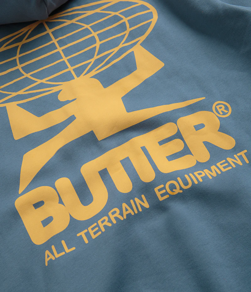 Butter Goods All Terrain Hoodie - Slate Blue - Image 6