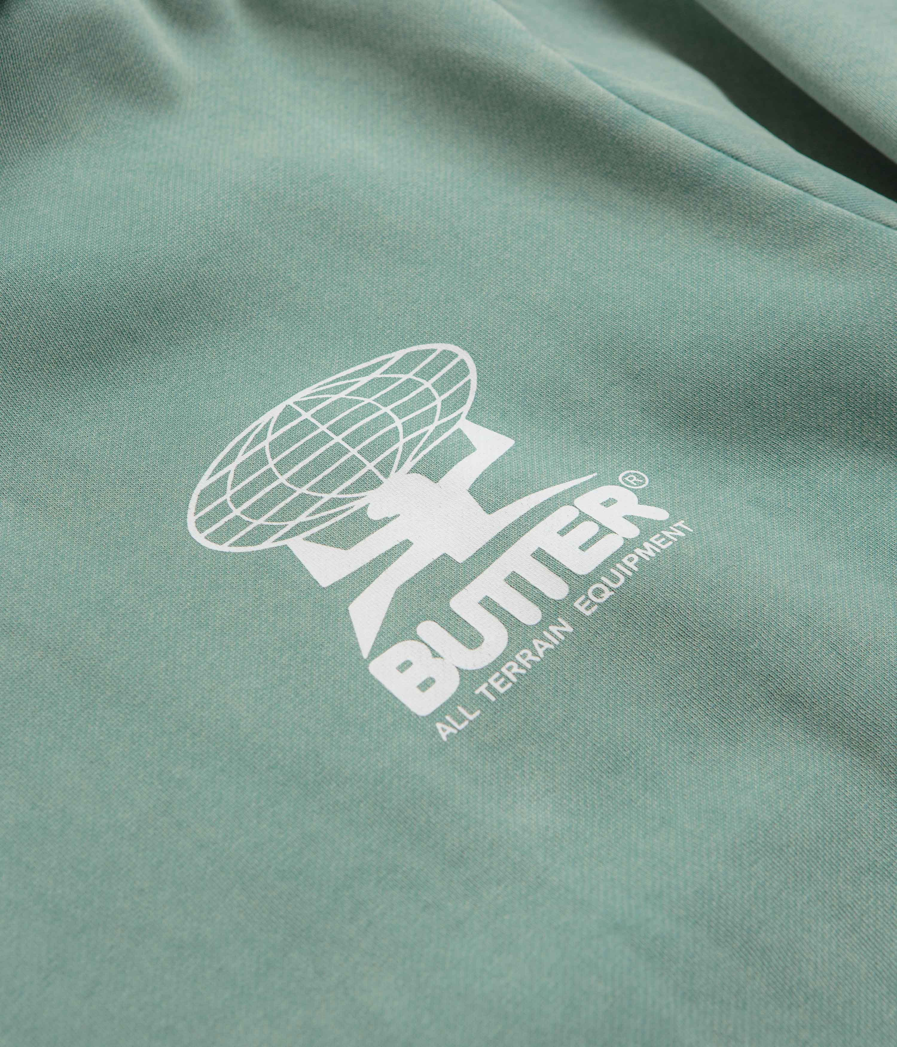 Butter Goods All Terrain Hoodie - Washed Jade - Image 4