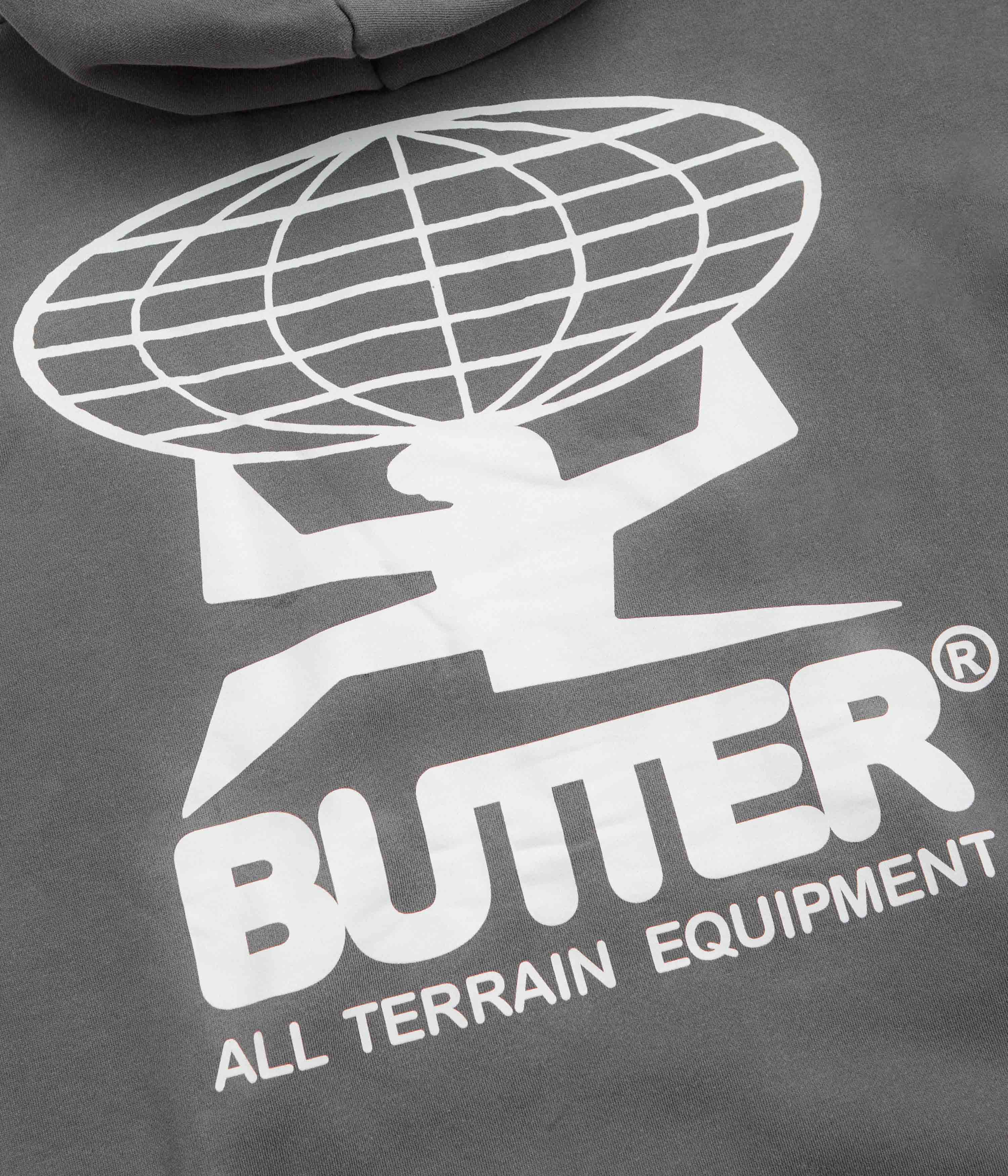 Butter Goods All Terrain Hoodie - Washed Steel - Image 5
