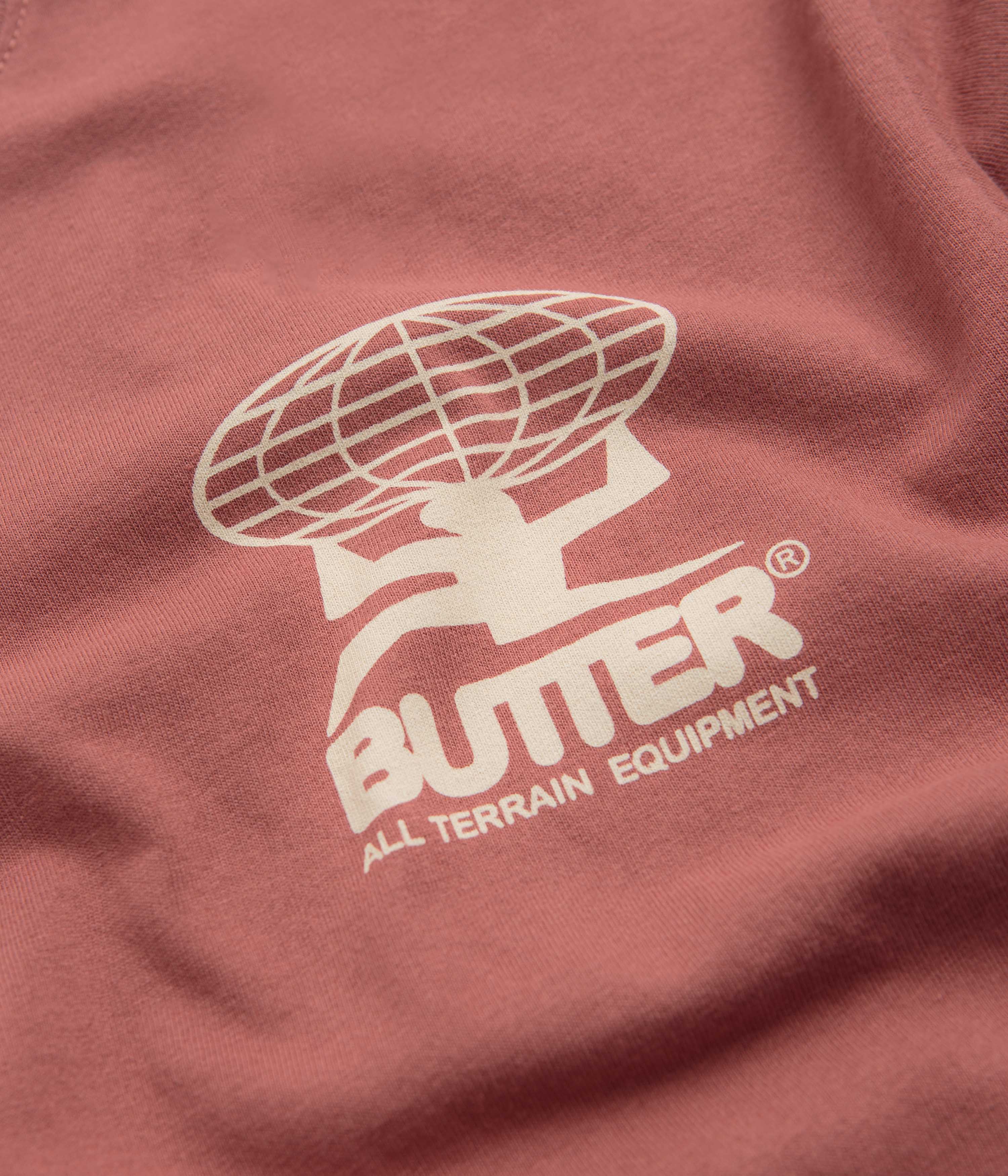 Butter Goods All Terrain T-Shirt - Rhubarb - Image 3