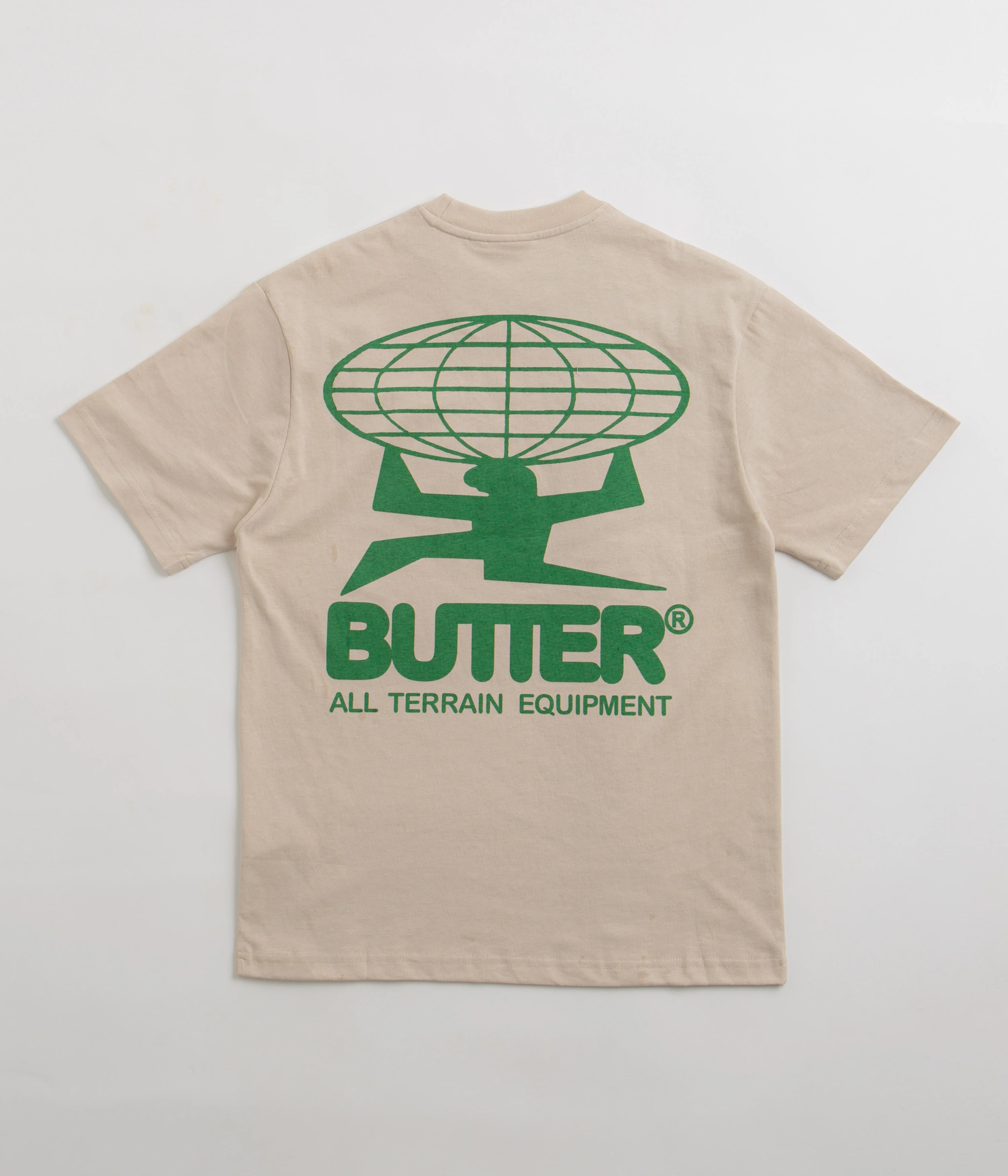 Butter Goods All Terrain T-Shirt - Sand / Green