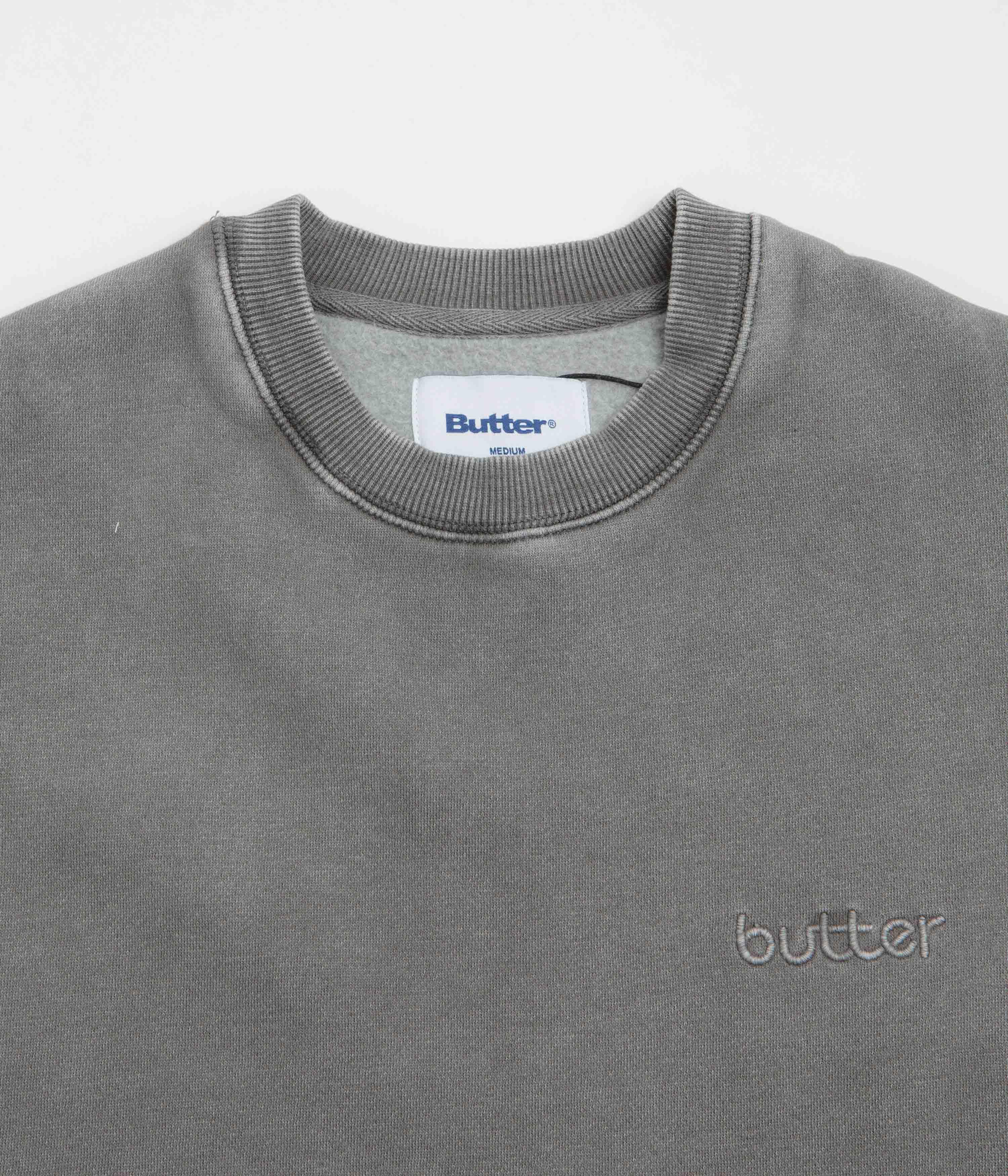 Butter Goods Alpine Crewneck Sweatshirt - Black - Image 3