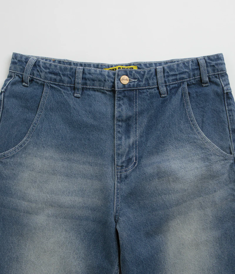 Butter Goods Alpine Jeans - Distressed Faded Blue - Image 4