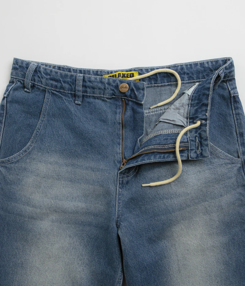 Butter Goods Alpine Jeans - Distressed Faded Blue - Image 5