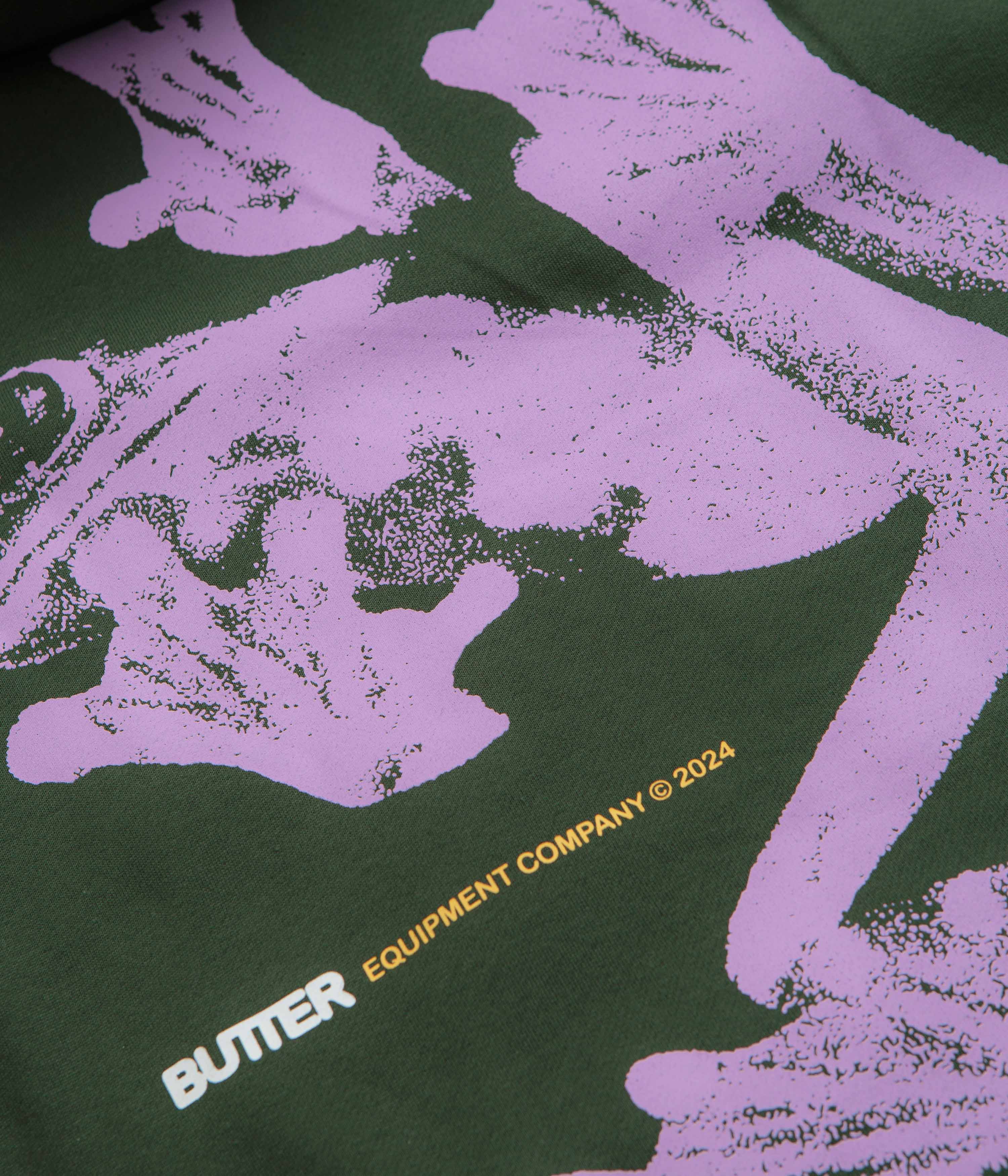 Butter Goods Amphibian Hoodie - Dark Green - Image 5