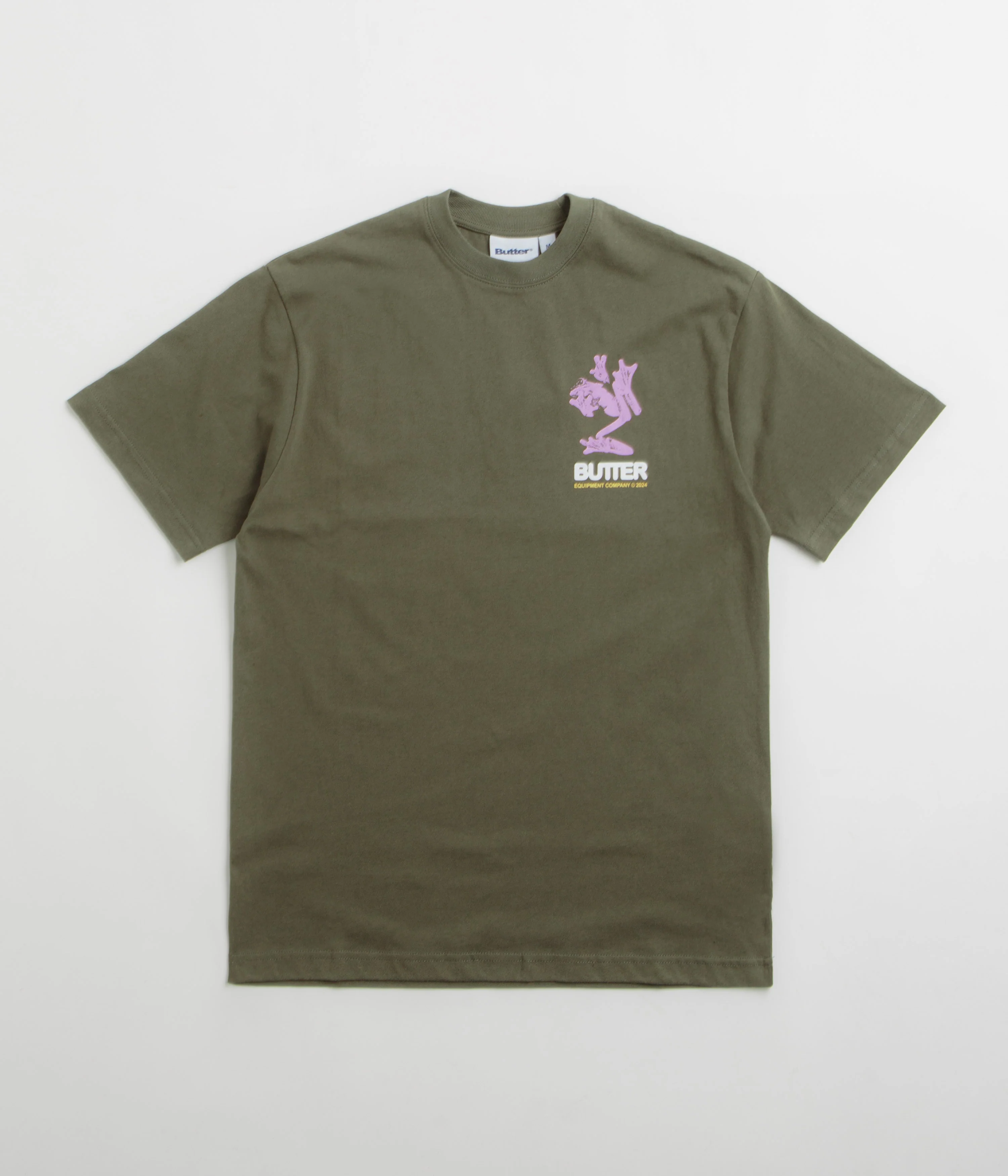 Butter Goods Amphibian T-Shirt - Army - Image 2