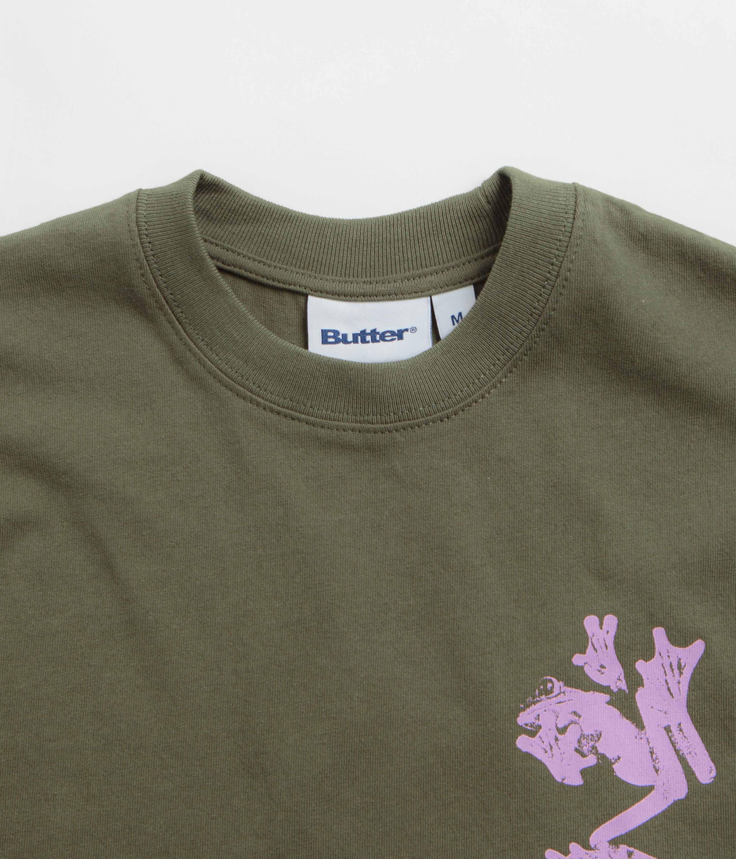 Butter Goods Amphibian T-Shirt - Army - Image 3
