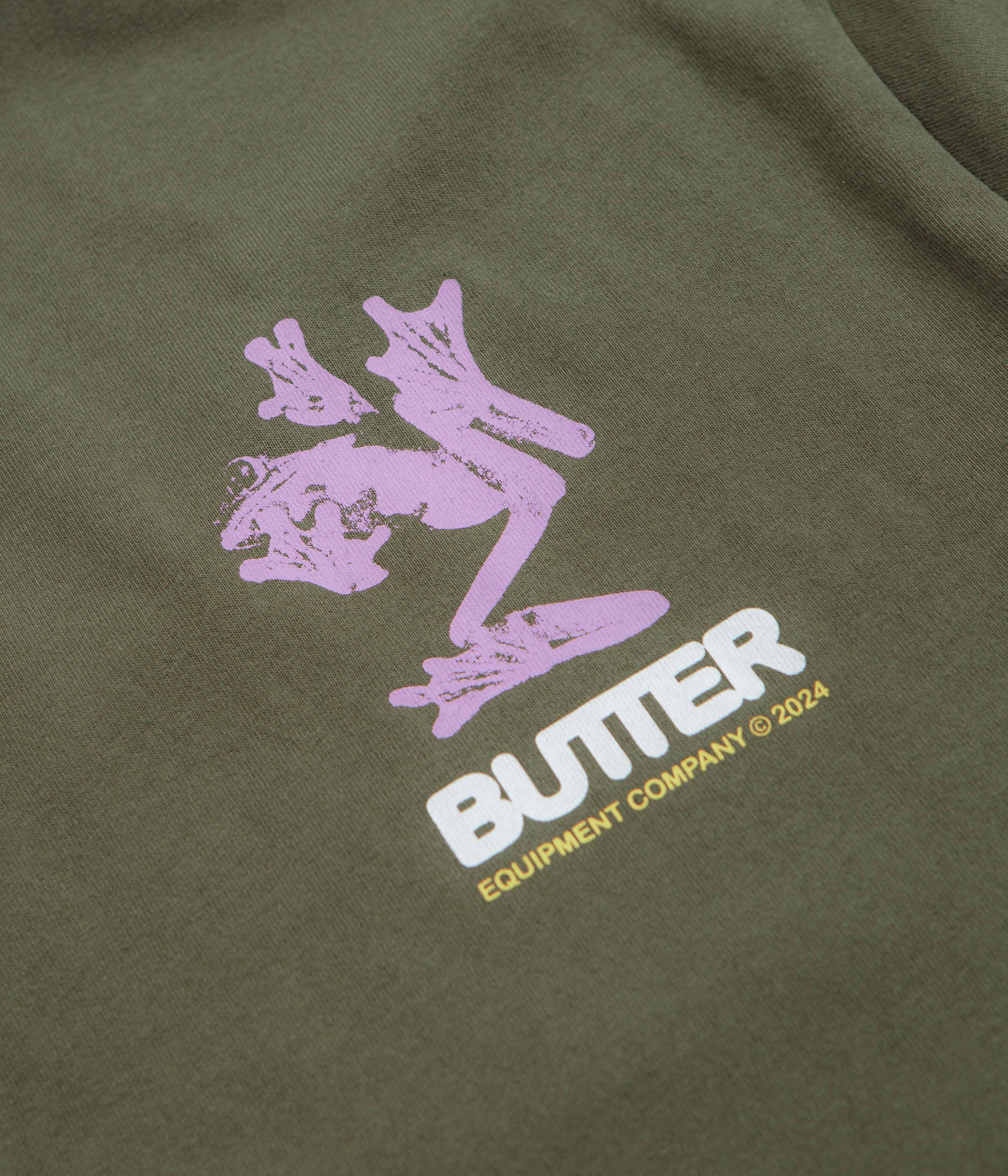 Butter Goods Amphibian T-Shirt - Army - Image 4