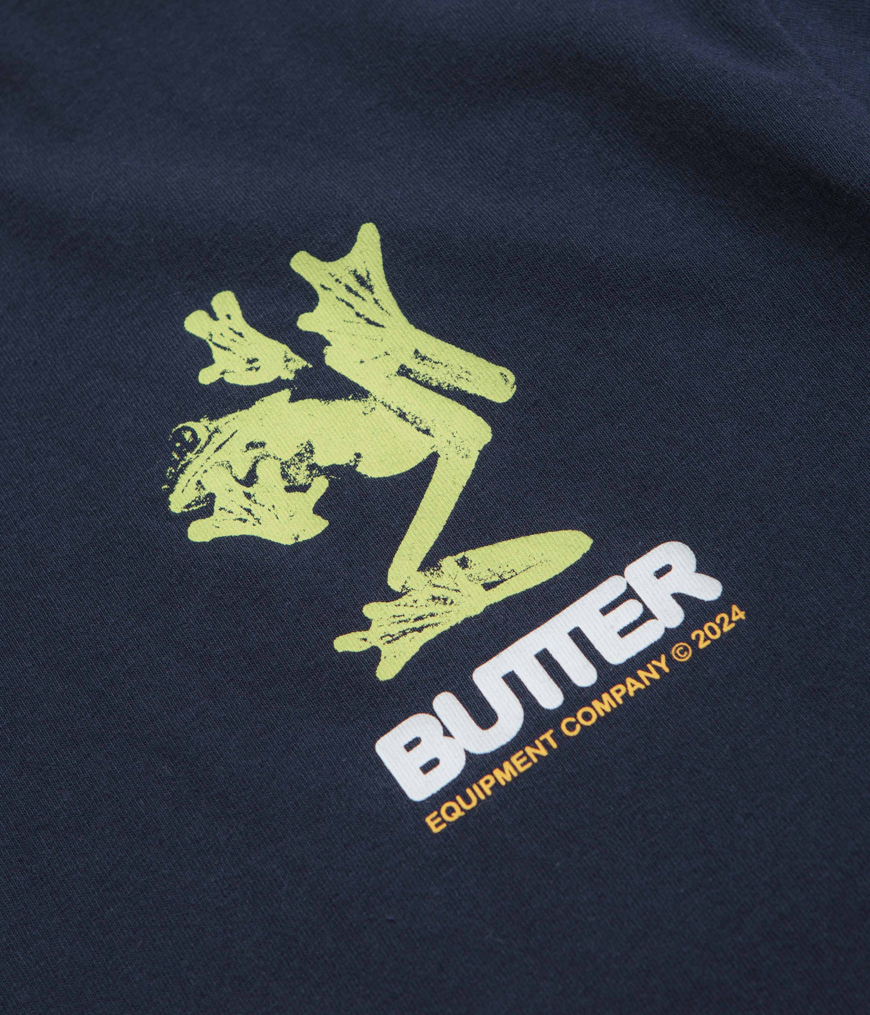 Butter Goods Amphibian T-Shirt - Navy - Image 4