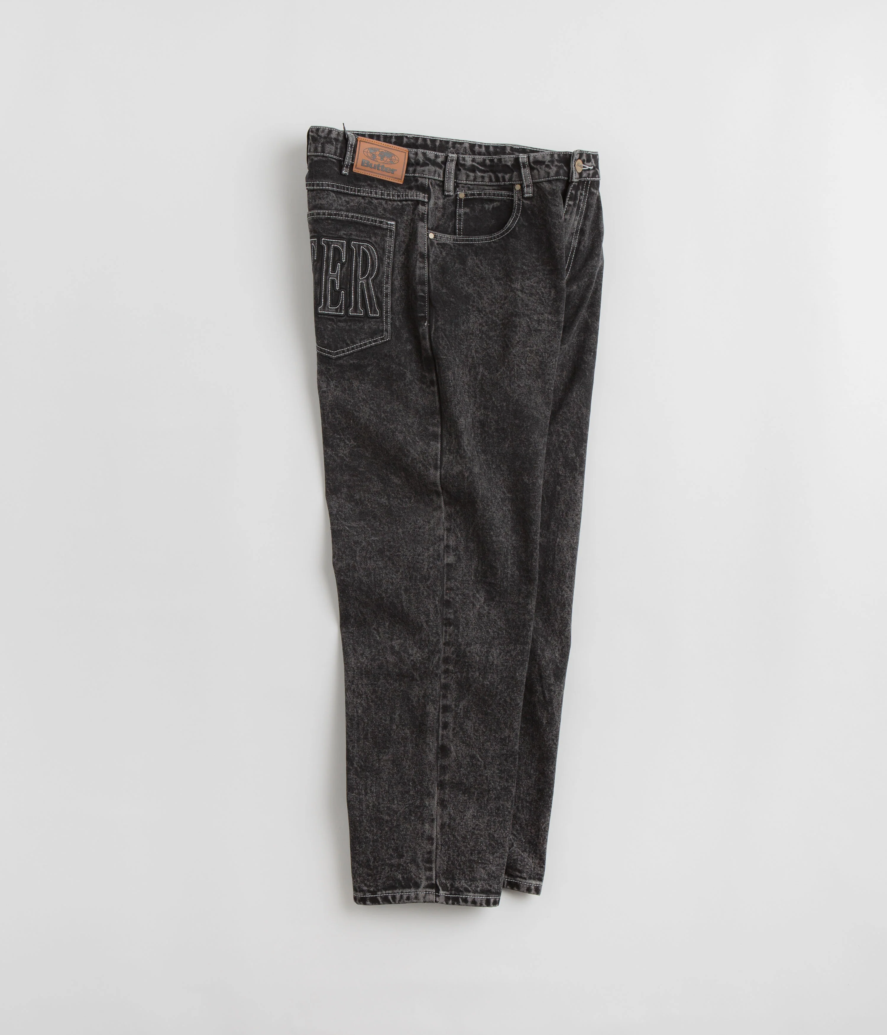Butter Goods Applique Jeans - Acid Black - Image 2