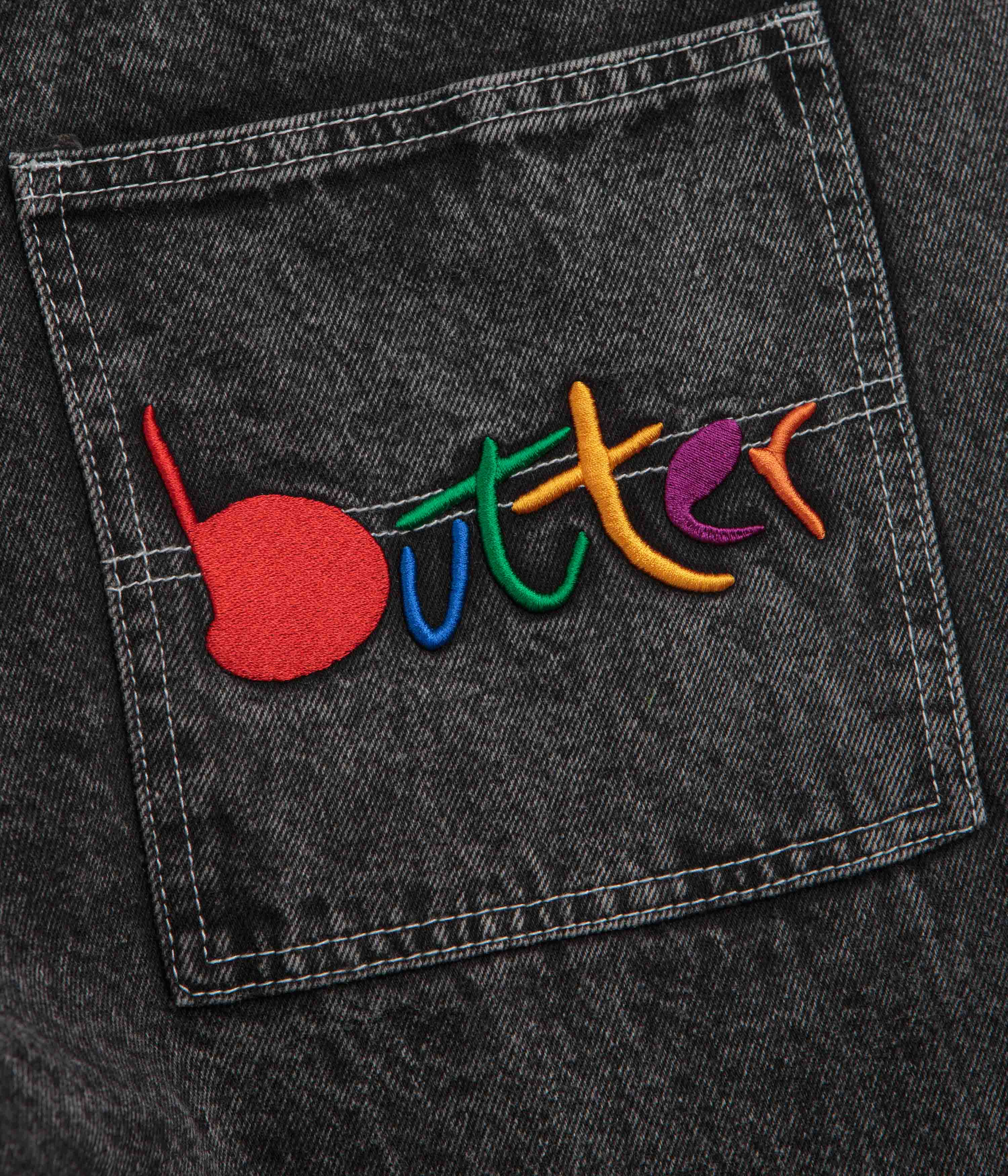 Butter Goods Art Jeans - Washed Black - Image 8