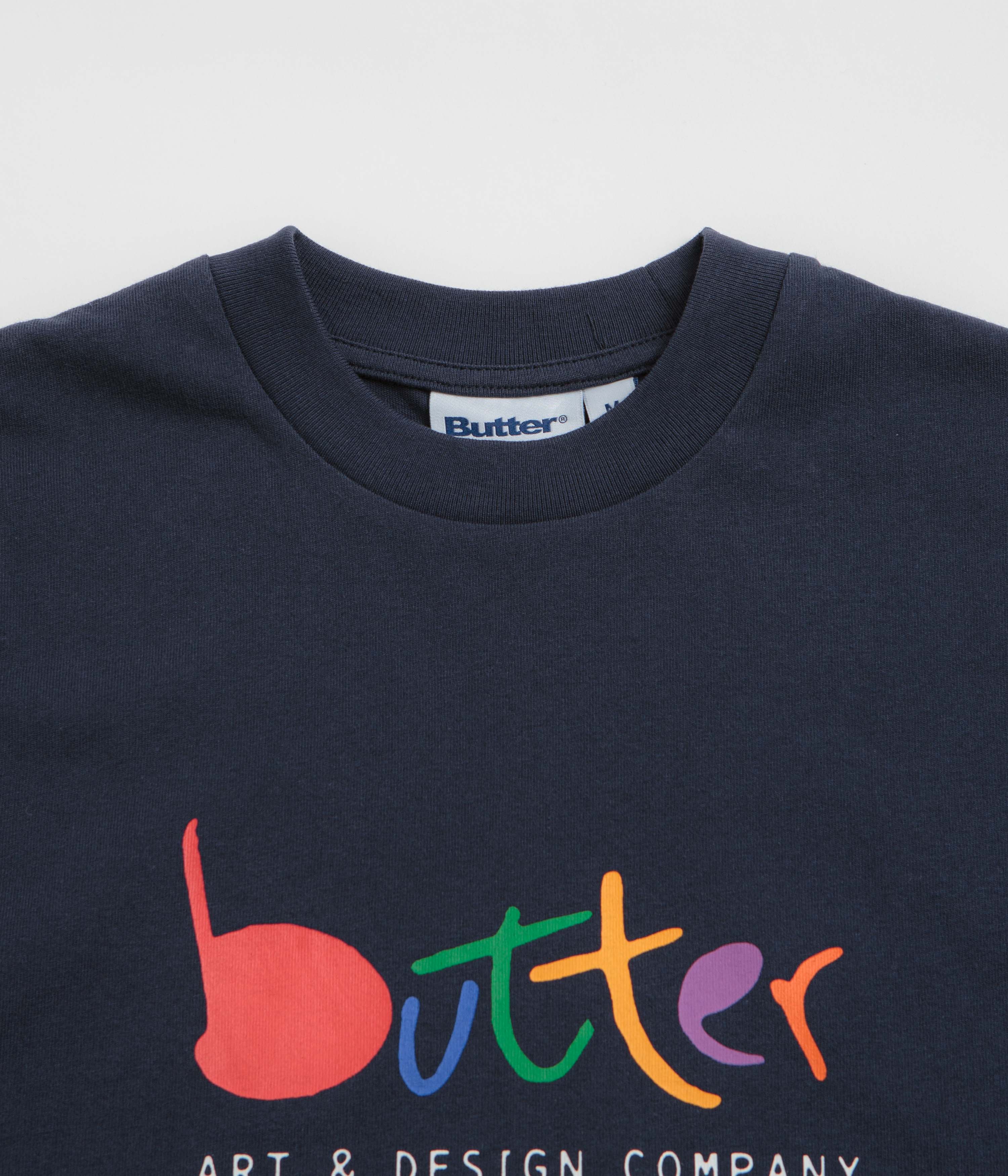 Butter Goods Art T-Shirt - Navy - Image 2
