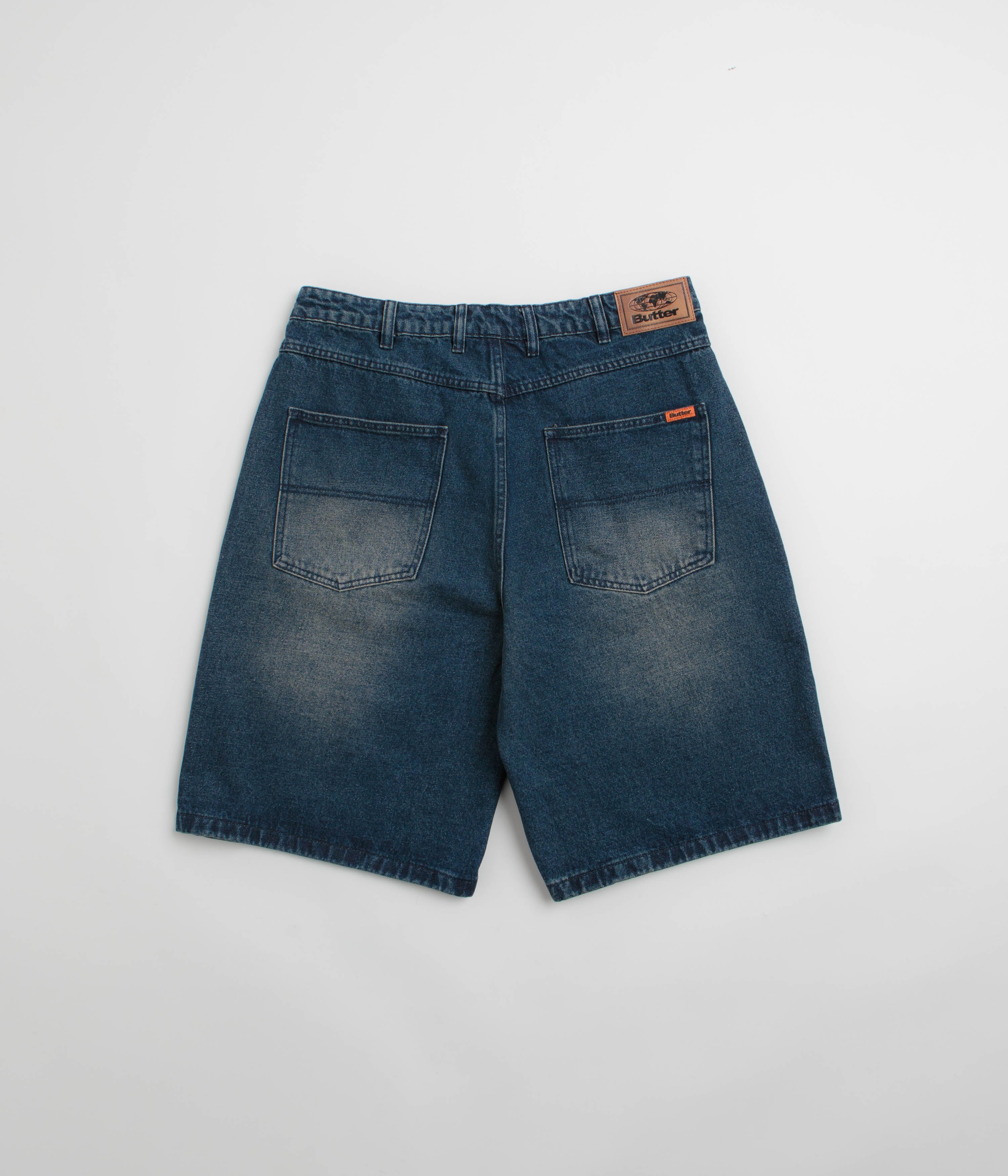 Butter Goods Baggy Denim Shorts - Vintage Indigo Wash - Image 3