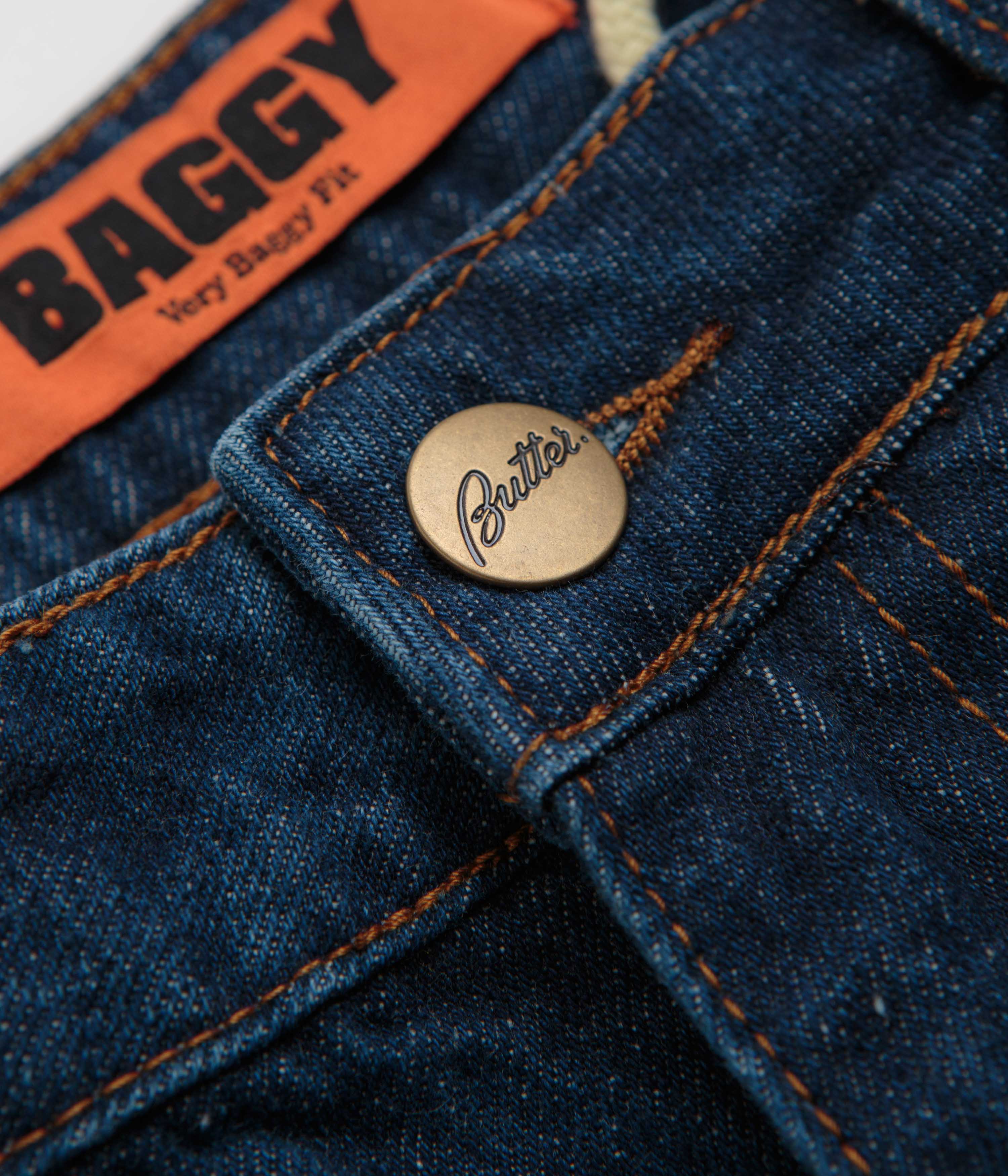 Butter Goods Baggy Jeans - Dark Indigo - Image 4