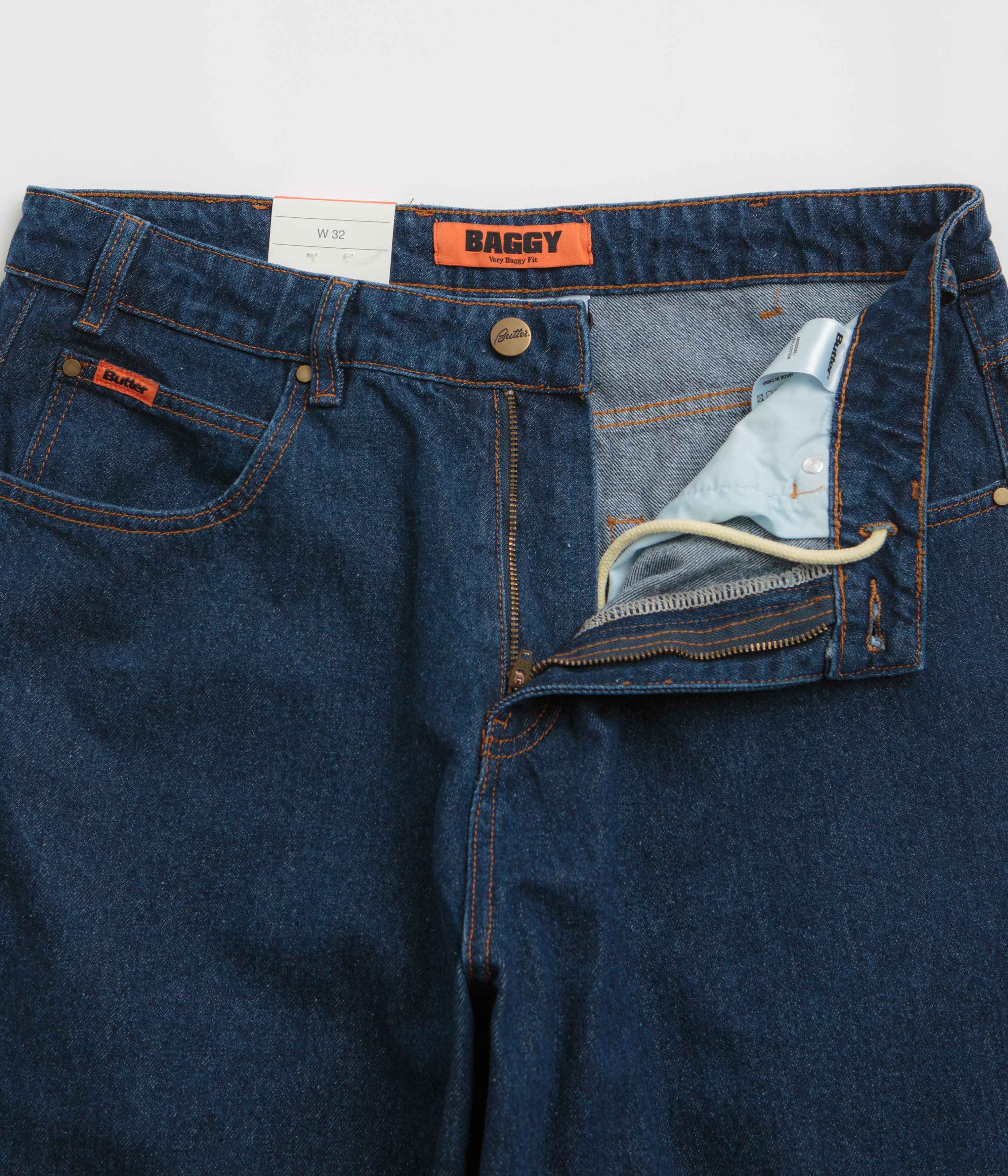 Butter Goods Baggy Jeans - Dark Indigo - Image 6