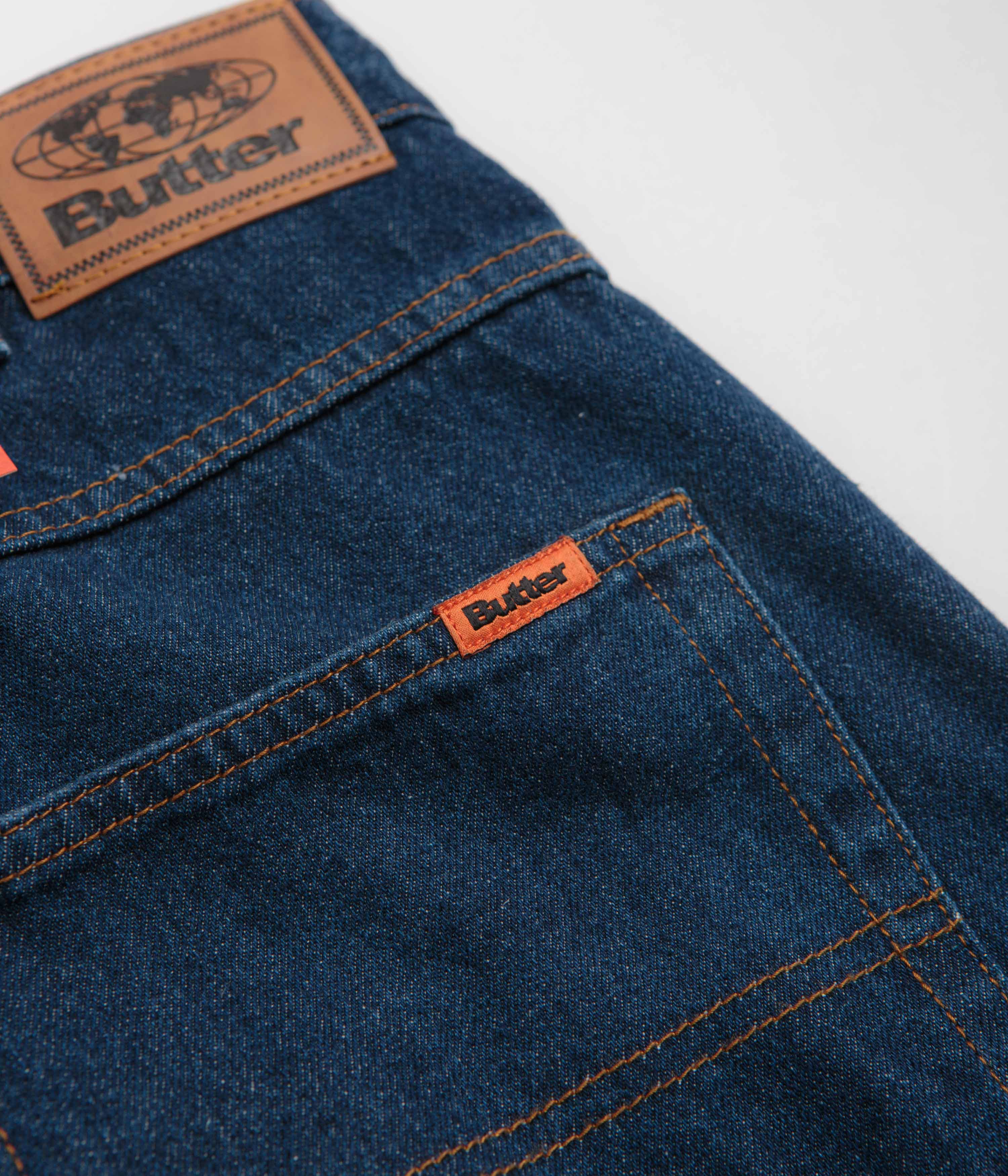 Butter Goods Baggy Jeans - Dark Indigo - Image 8