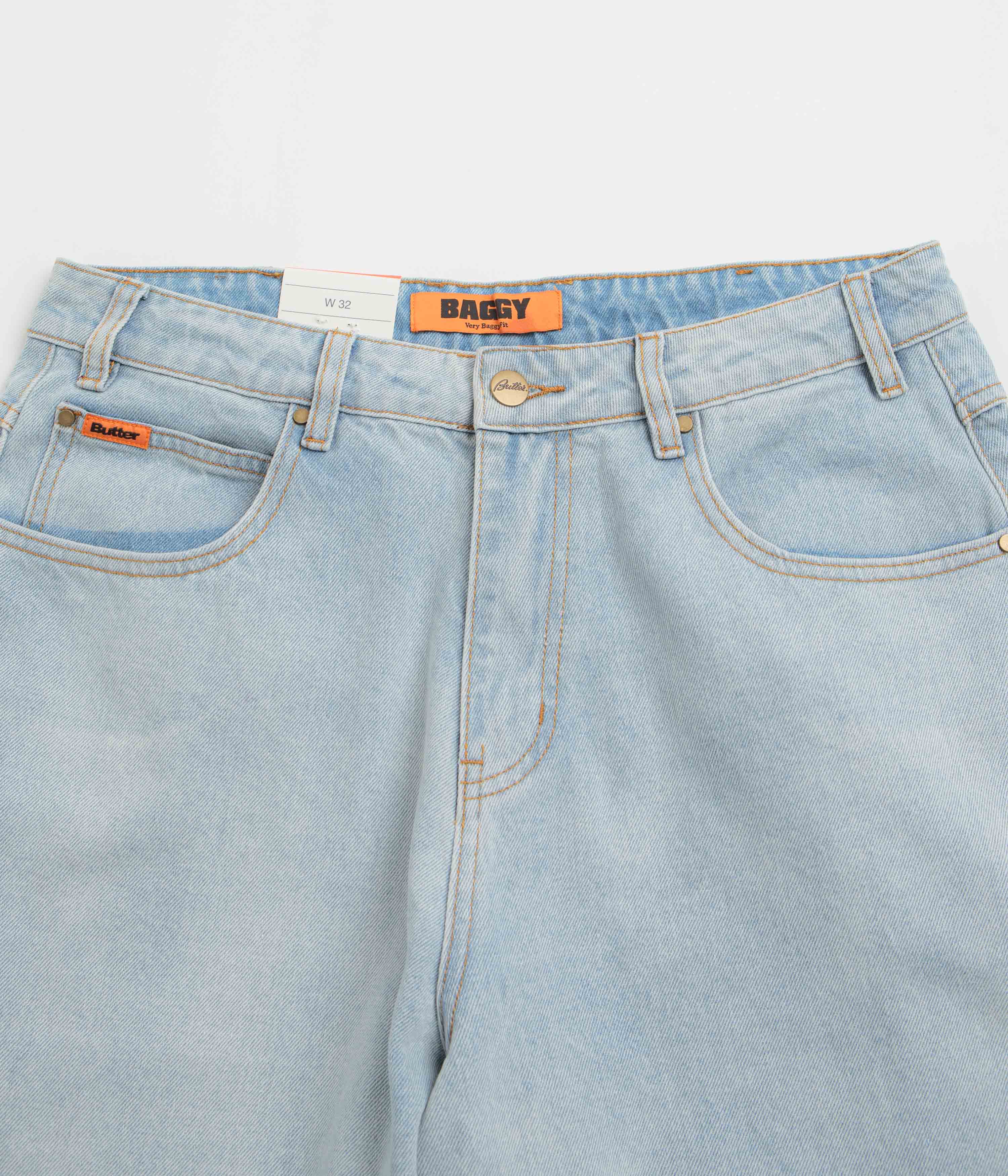 Butter Goods Baggy Jeans - Light Blue / Blue - Image 4