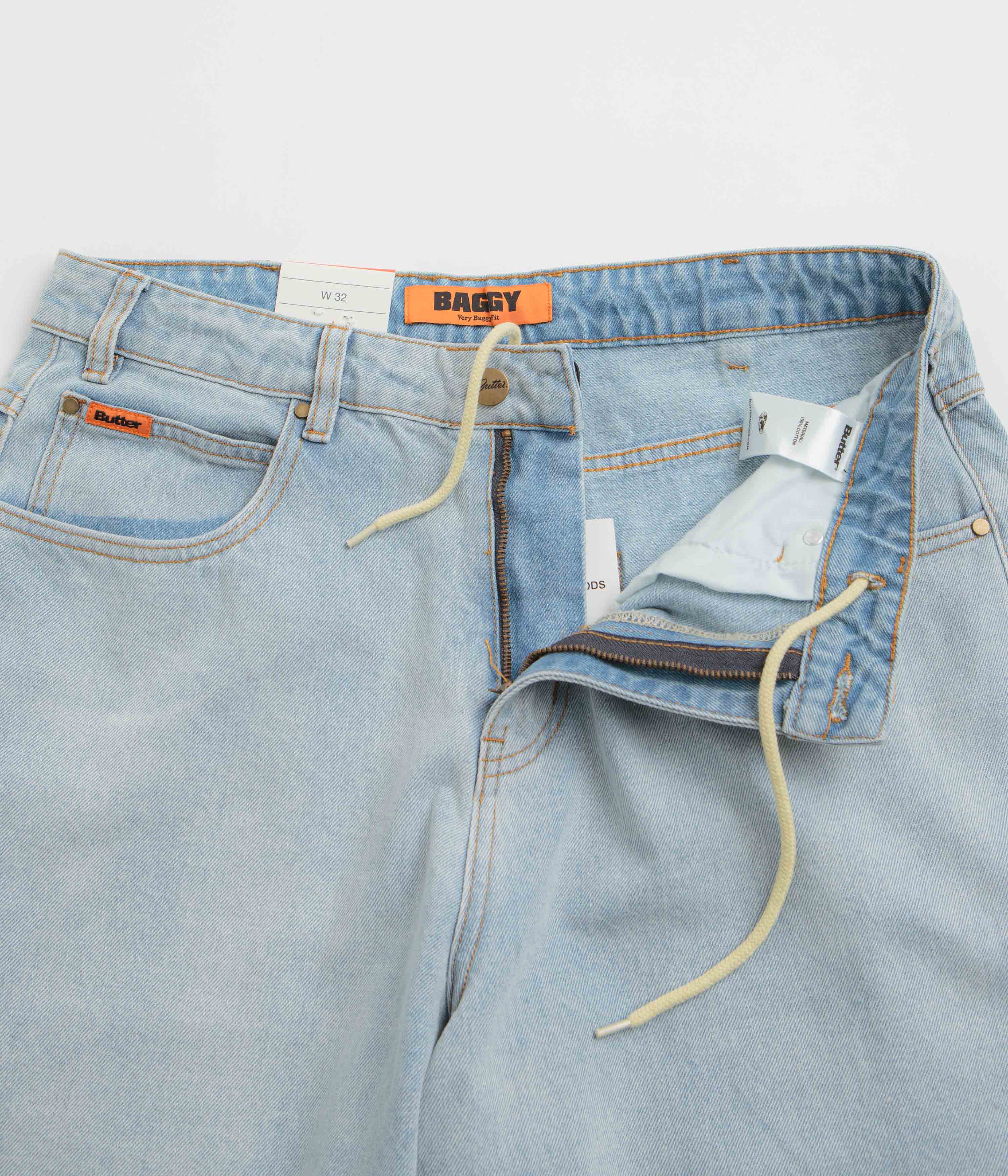Butter Goods Baggy Jeans - Light Blue / Blue - Image 7