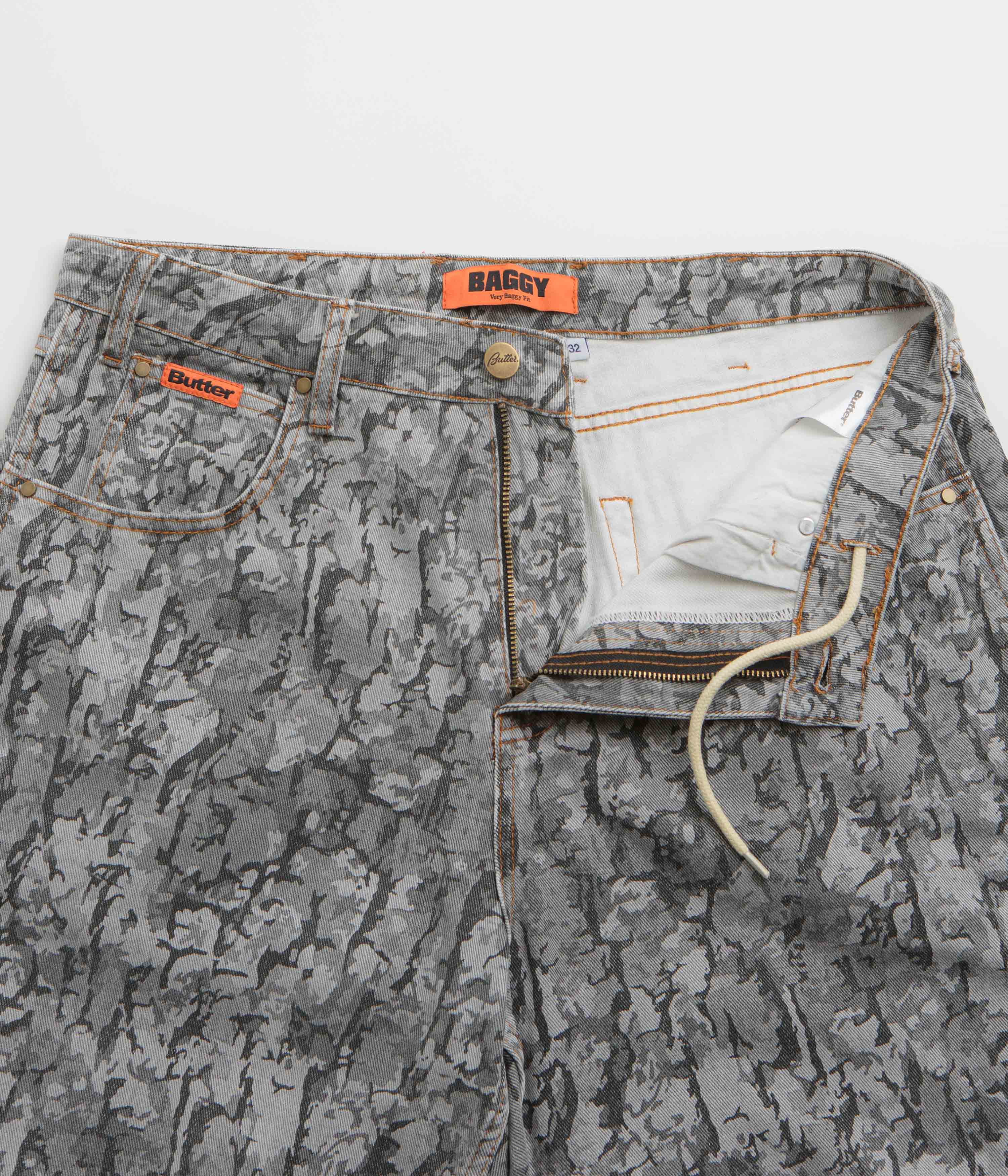 Butter Goods Bark Camo Jeans - Black - Image 5