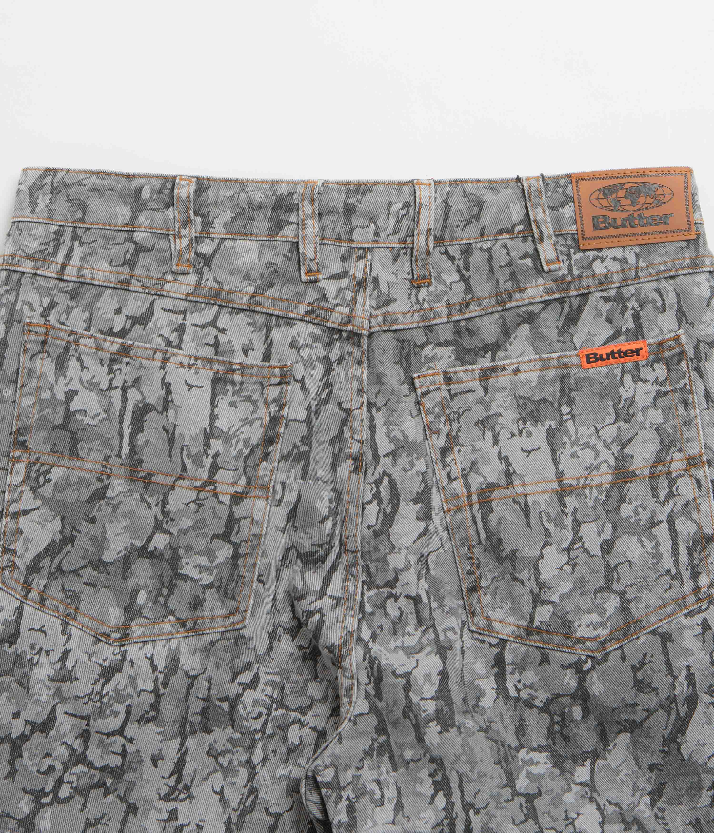 Butter Goods Bark Camo Jeans - Black - Image 6