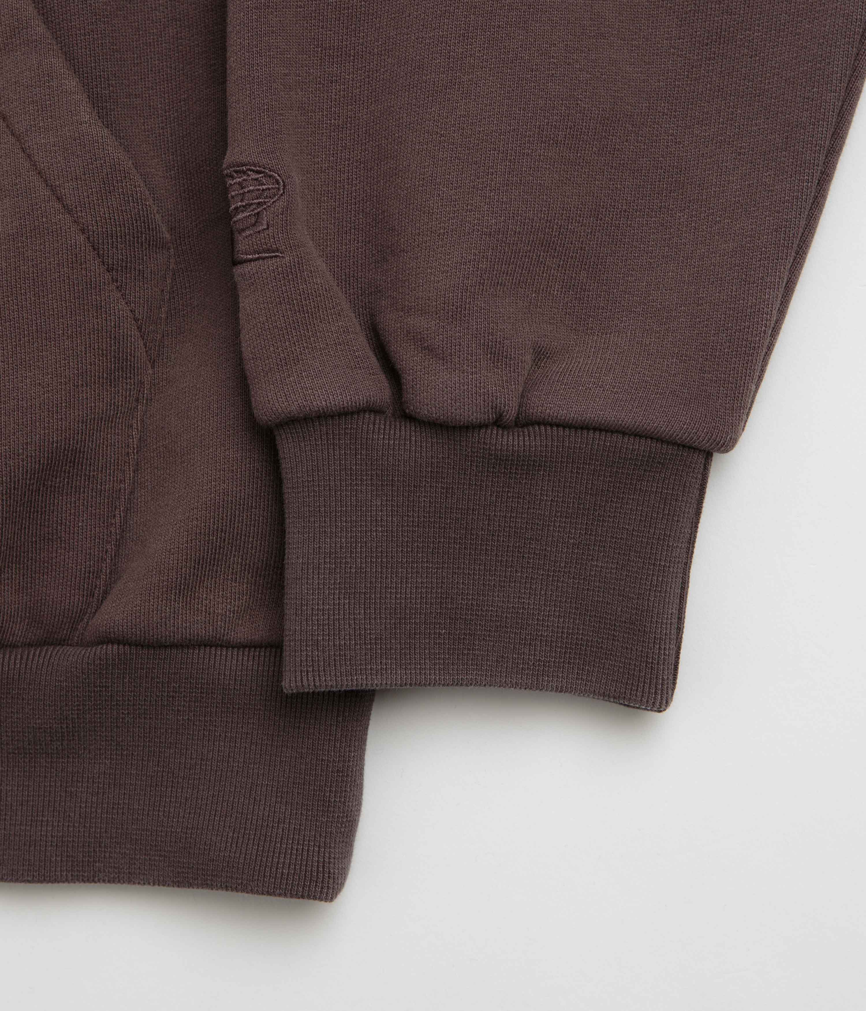 Butter Goods Basic Hoodie - Washed Chestnut - Image 5