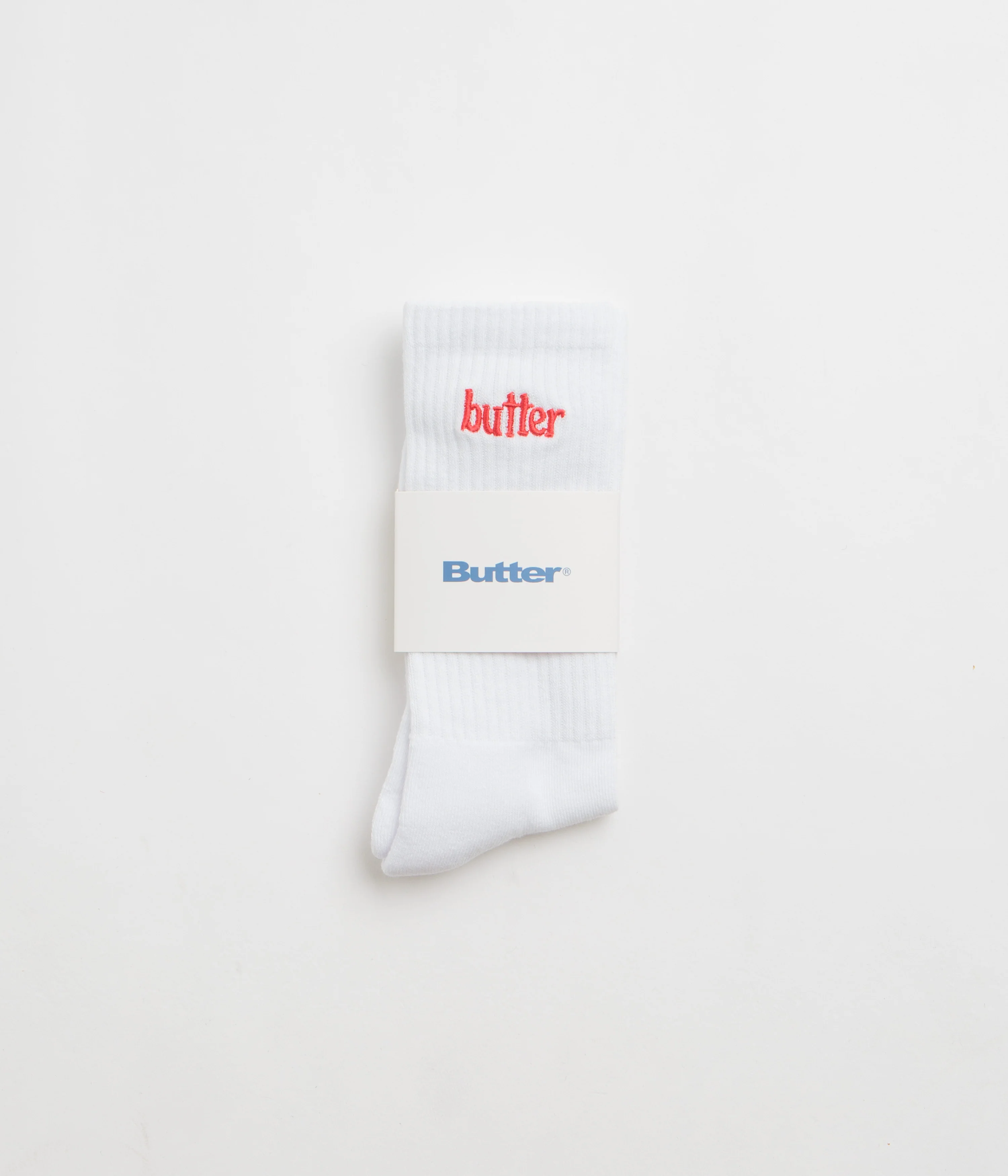 Butter Goods Basic Socks - White - Image 2