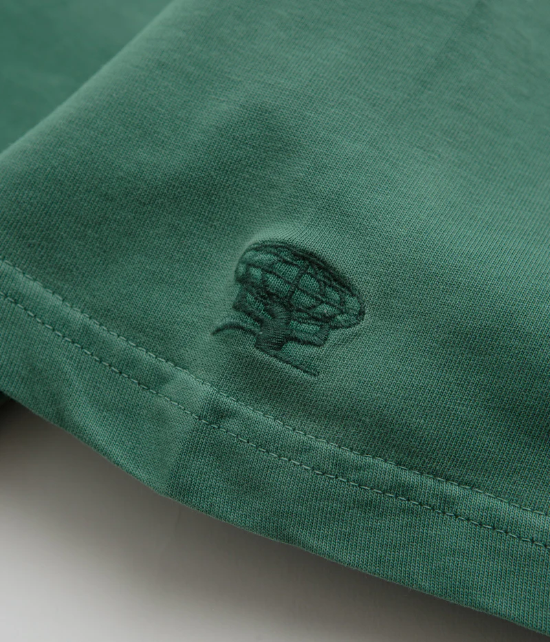 Butter Goods Basic T-Shirt - Washed Forest - Image 4