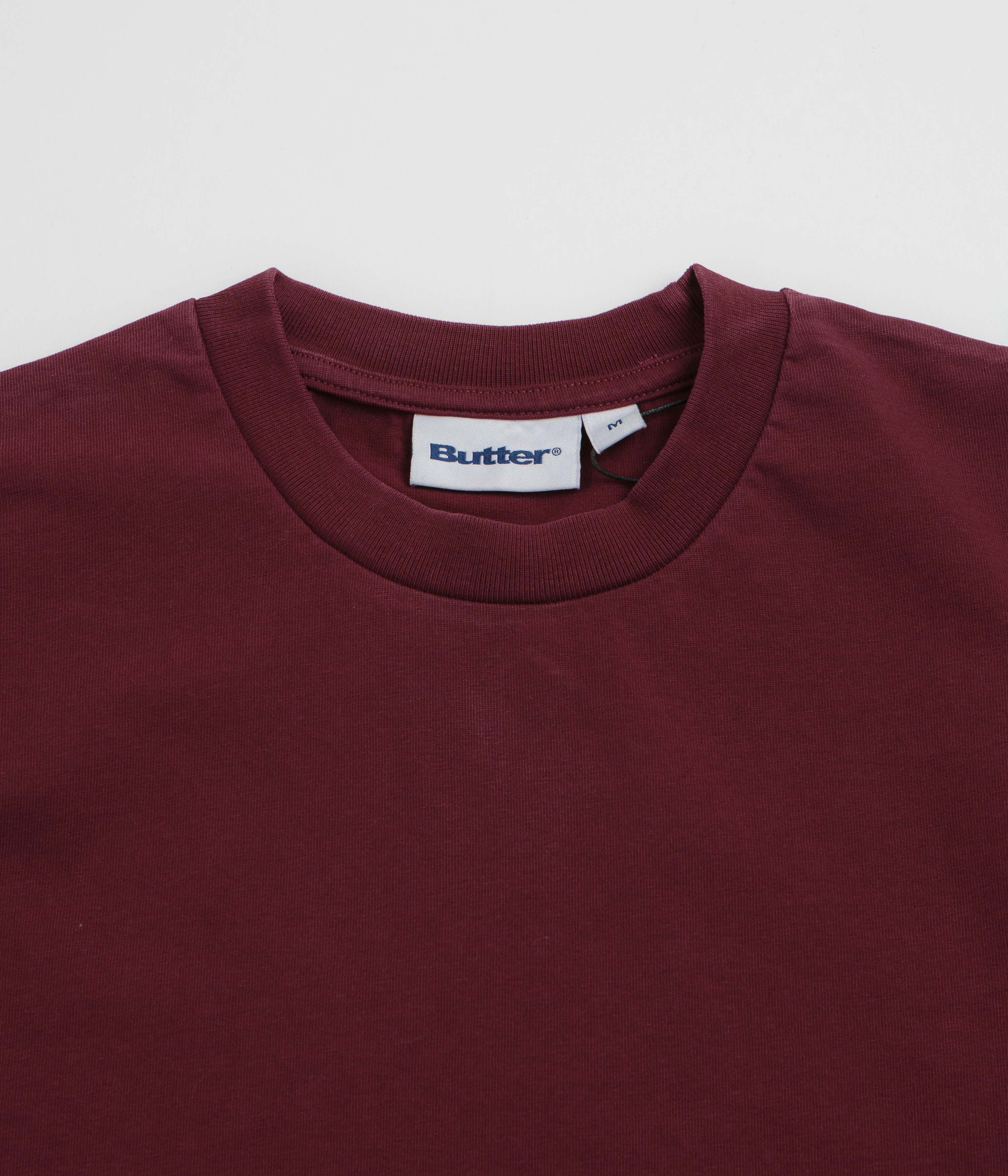 Butter Goods Basic T-Shirt - Washed Plum - Image 2